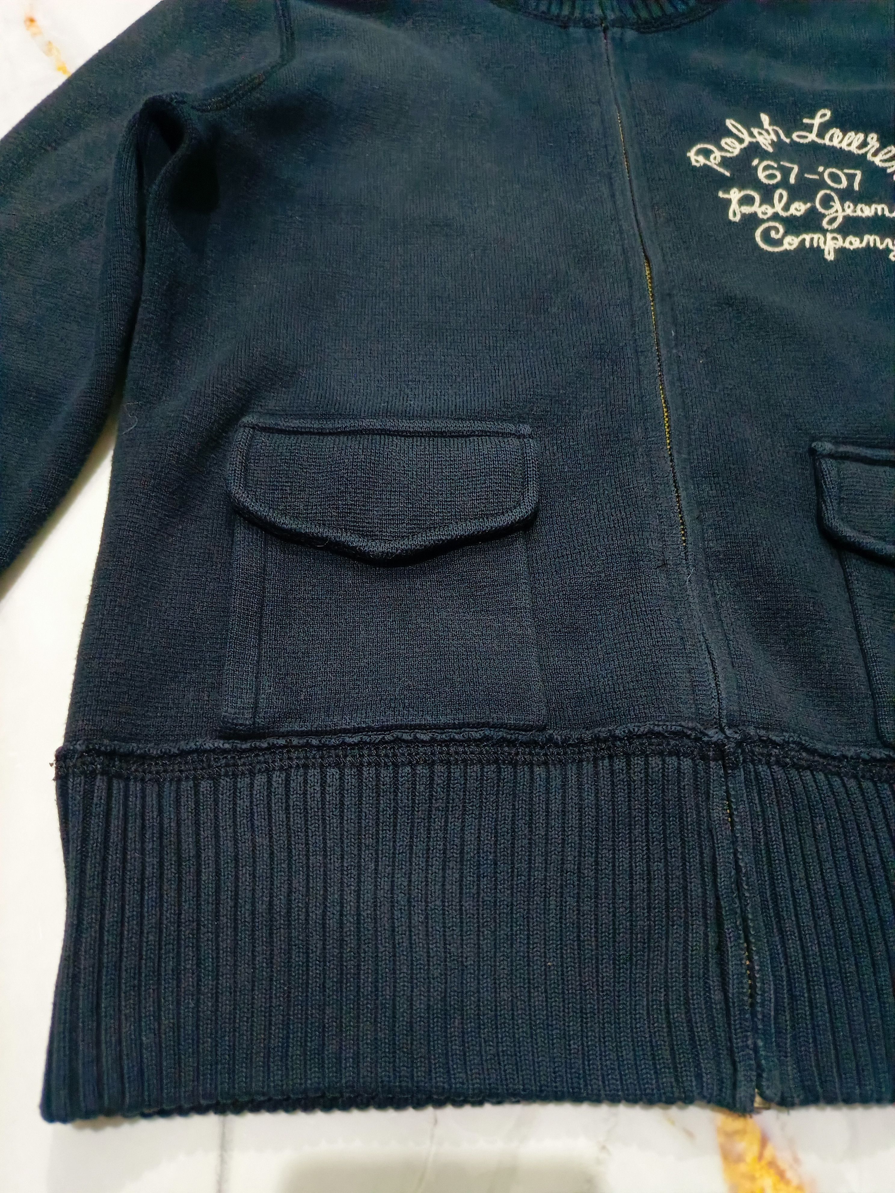 Polo Ralph Lauren Vintage Polo Ralph Lauren Hand Zip Up Sweatshirt Size M / US 6-8 / IT 42-44 - 8 Thumbnail