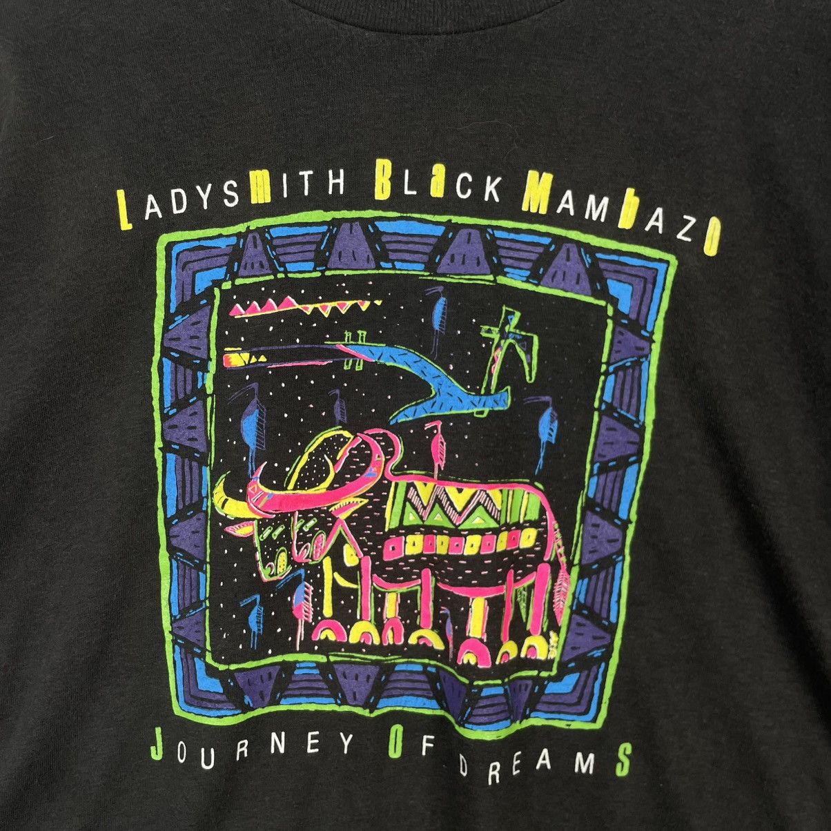 Designer × Vintage vintage T-shirt Ladys mith Black Mamdazo journey of dreams- Size US M / EU 48-50 / 2 - 7 Thumbnail