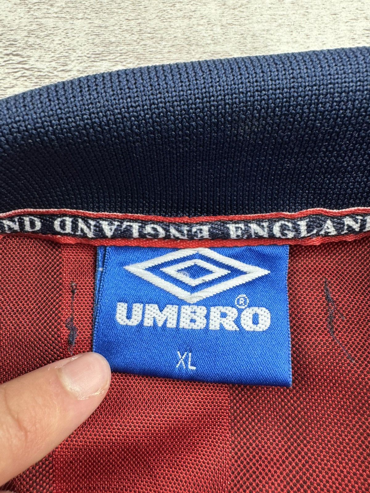 Other England 1997 1998 National Vintage Away Umbro Soccer Football T Shirt Jersey Tee Size US XL / EU 56 / 4 - 9 Thumbnail