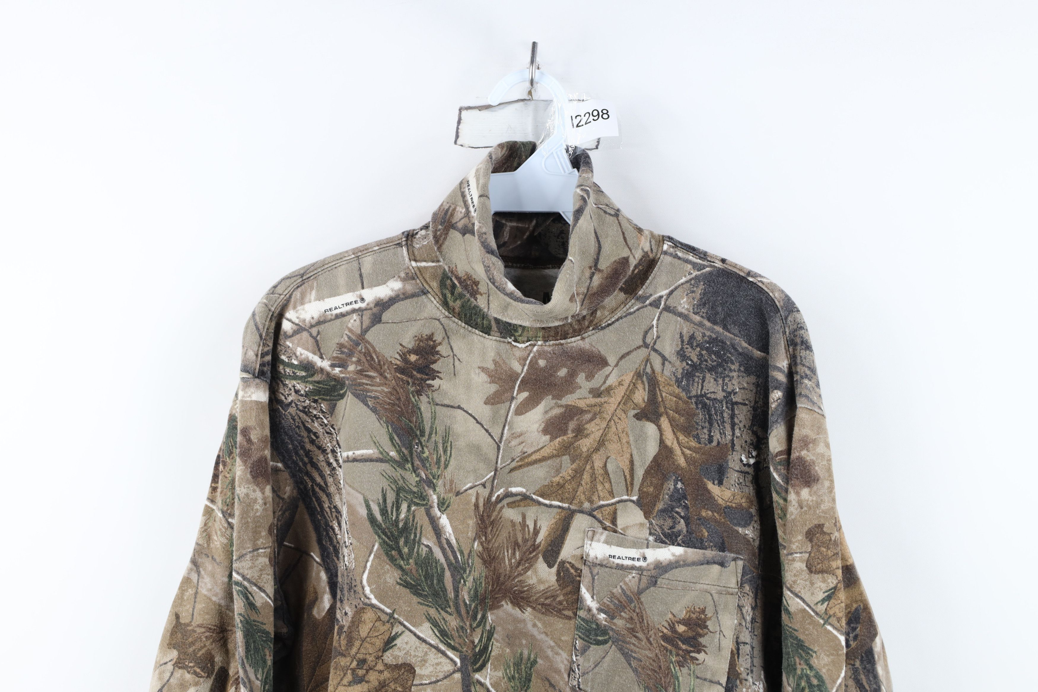 Vintage Vintage Y2K Streetwear Camouflage Turtleneck T-Shirt Cotton Size US M / EU 48-50 / 2 - 2 Thumbnail