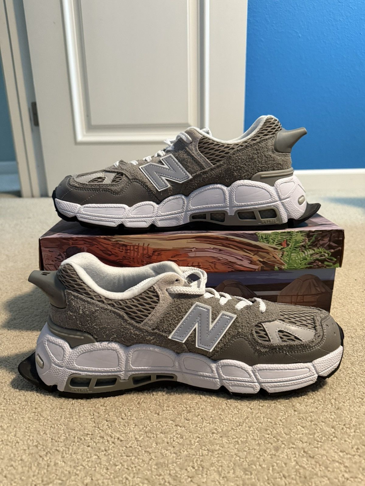 New Balance × Salehe Bembury New Balance 574 Salehe Bembury YURT - Classic NB Grey Size US 12 / EU 45 - 3 Thumbnail
