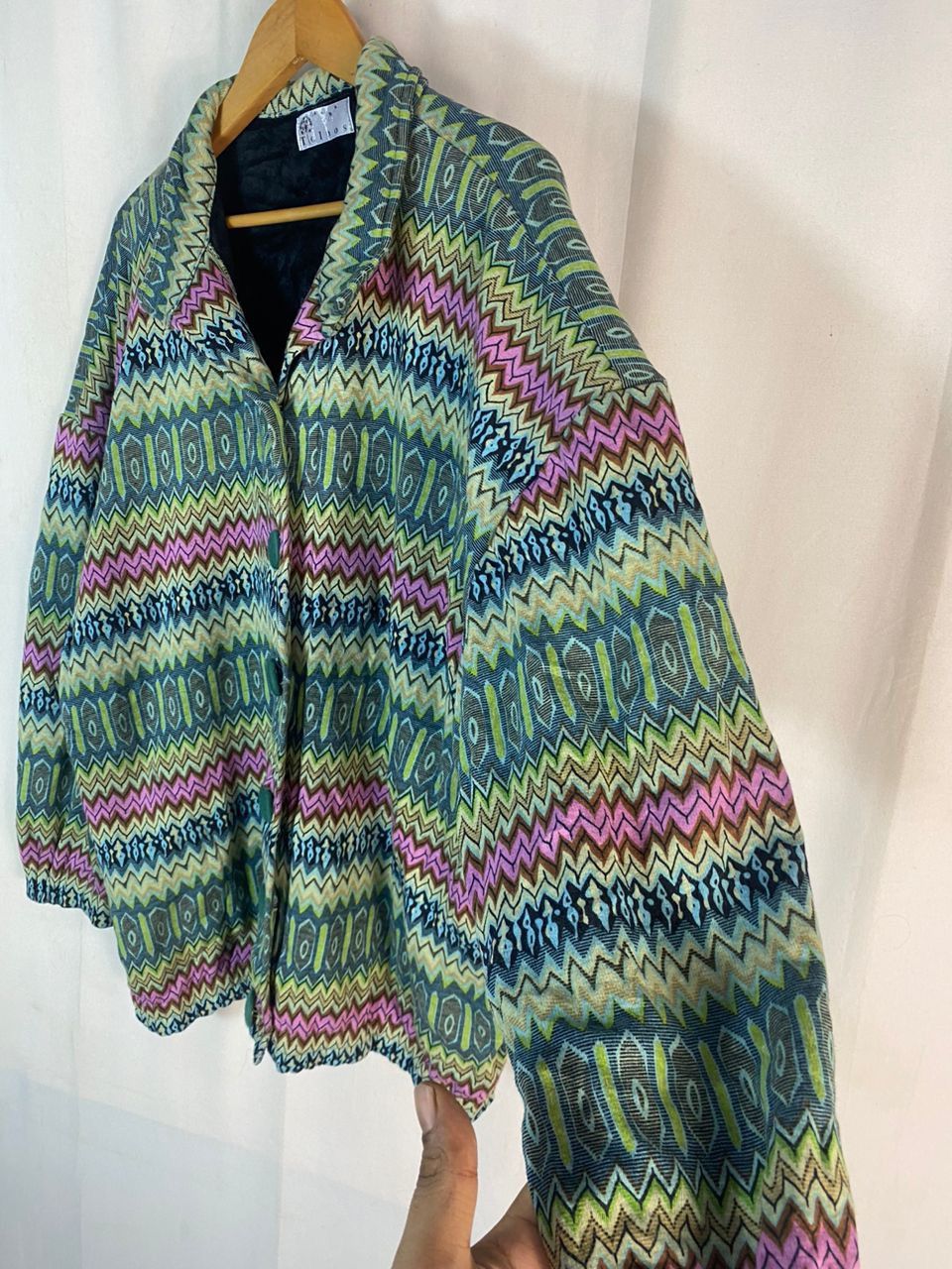 Other Ticidos button up multicolor beggie jacket Size L / US 10 / IT 46 - 4 Thumbnail