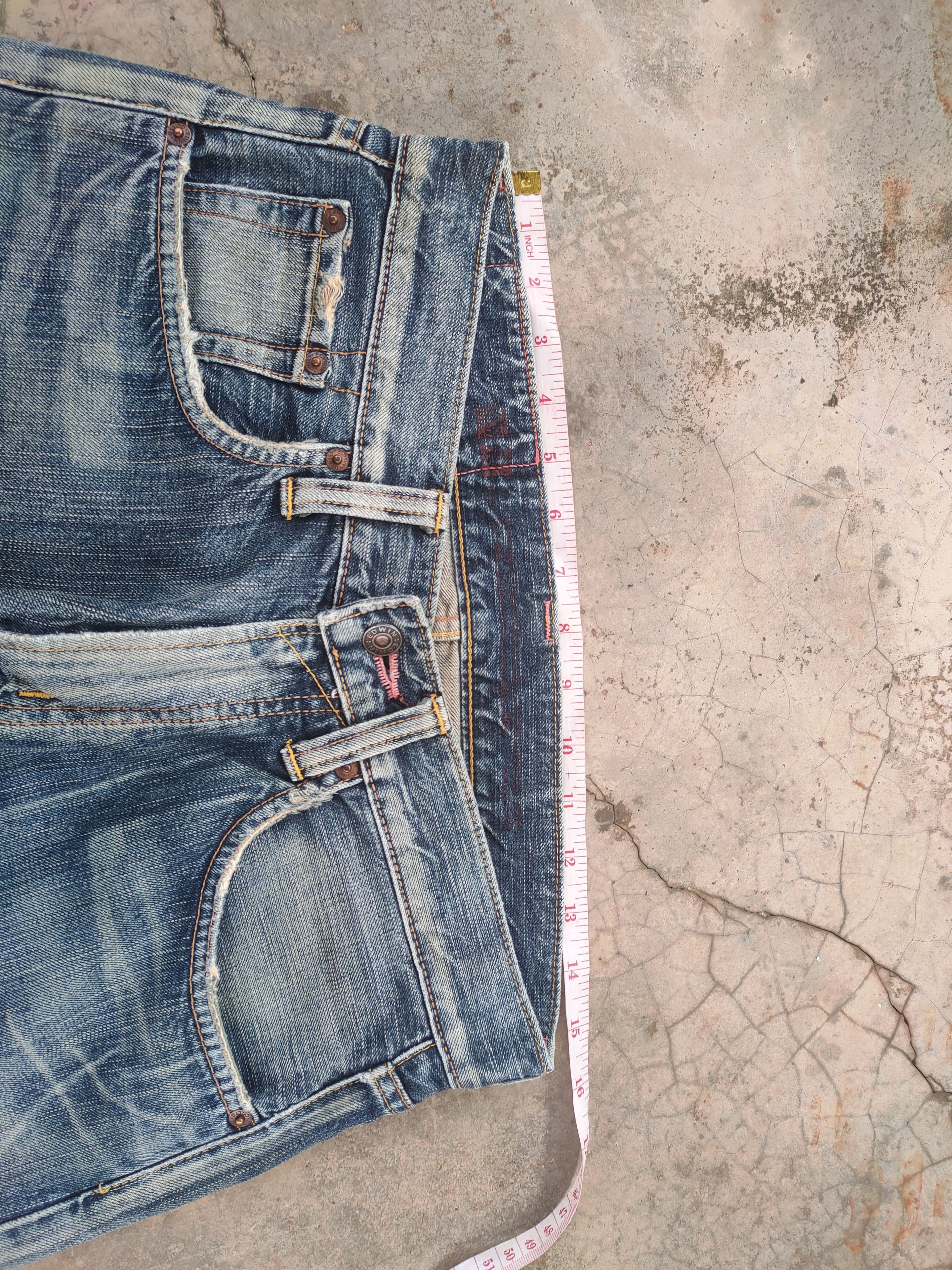 Edwin Edwin 404 vintage distressed jeans denim pants Size US 30 / EU 46 - 5 Thumbnail