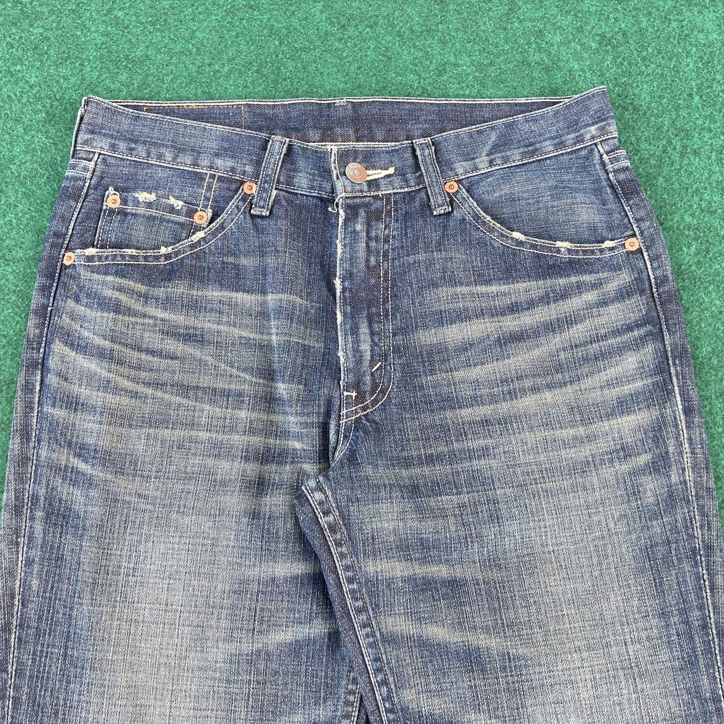 Levi's × Vintage Vtg Levis 517 Denim Flare Bootcut Sz 30 Faded Jeans Size US 30 / EU 46 - 3 Thumbnail