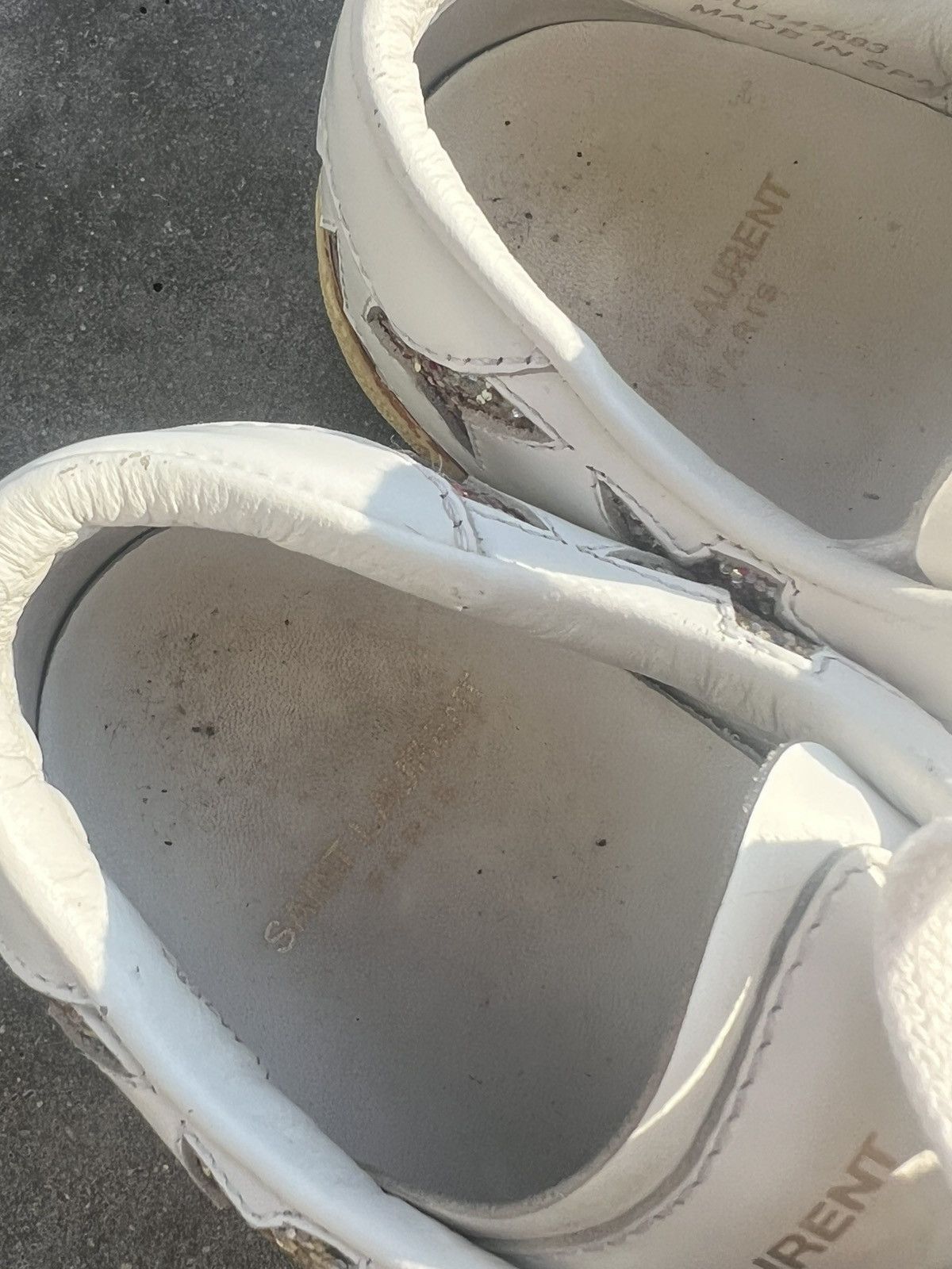 Saint Laurent Paris Saint Laurent SLP YSL SL/06 court stars low top sneaekrs Size US 6 / IT 36 - 5 Thumbnail