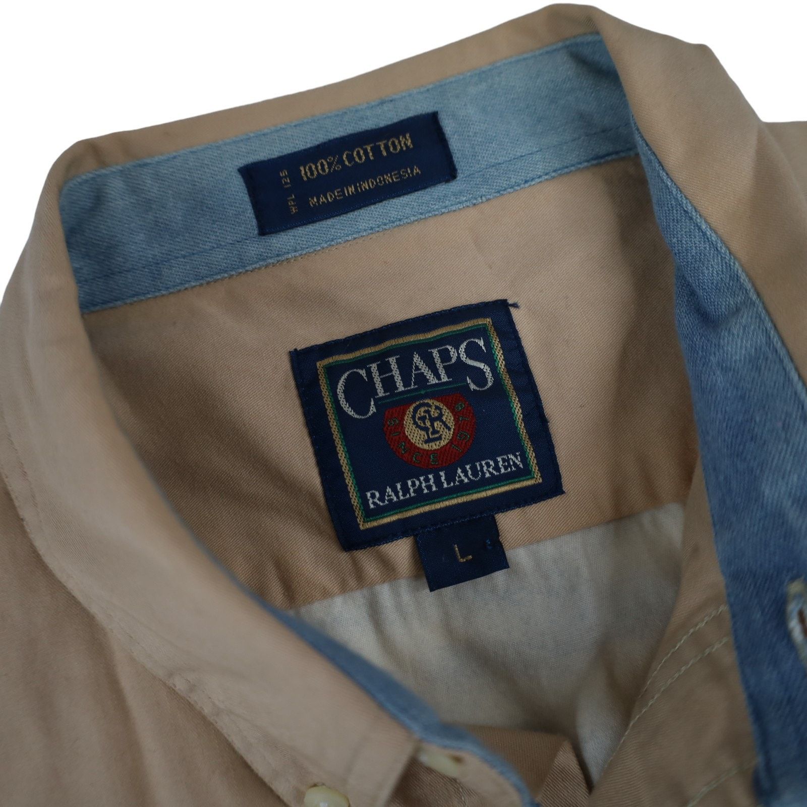Chaps × Ralph Lauren × Vintage Vintage Chaps Ralph Lauren American Traditions Shirt Size US L / EU 52-54 / 3 - 6 Thumbnail
