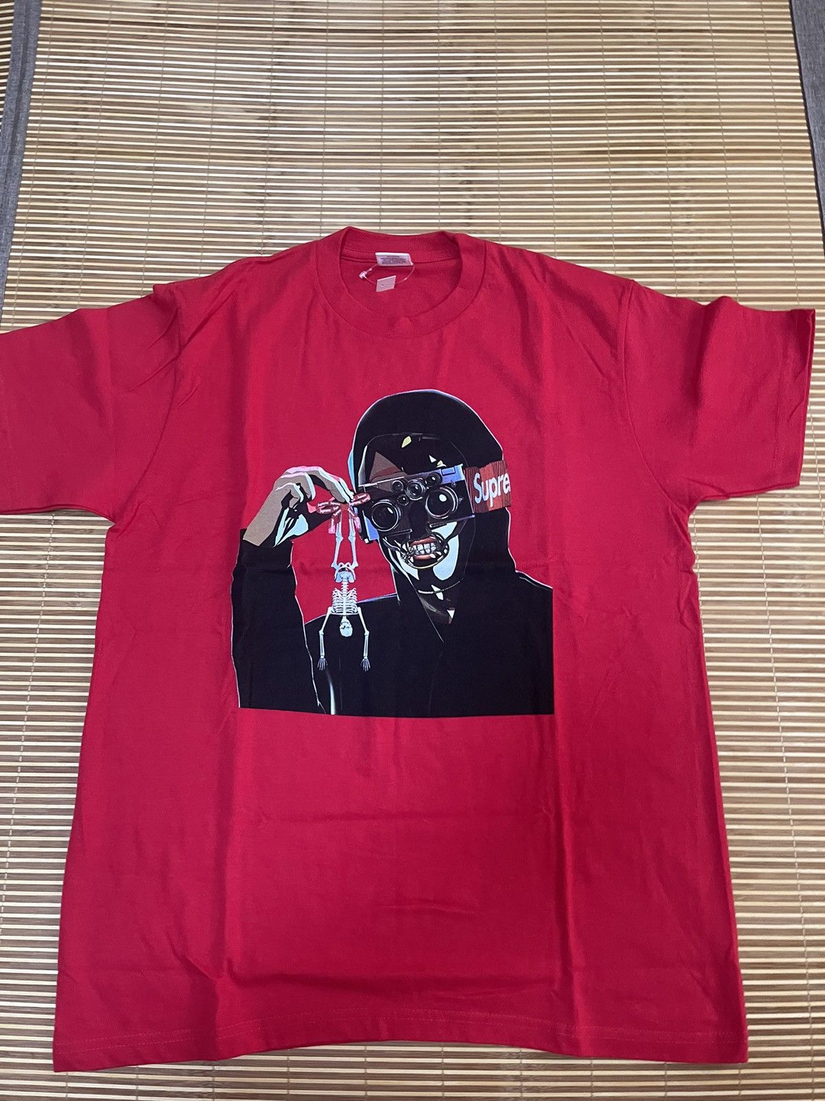 Supreme creeper graphic print crew neck tee T-SHIRT red new