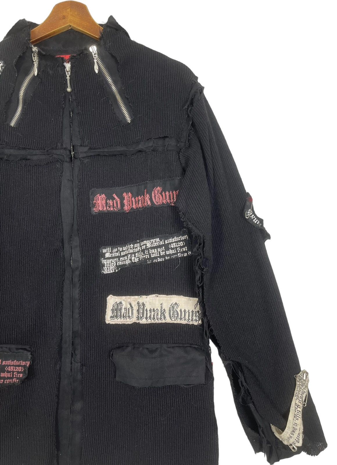 Japanese Brand Vintage Mad Reconstructed Punk Jacket Size US L / EU 52-54 / 3 - 3 Thumbnail