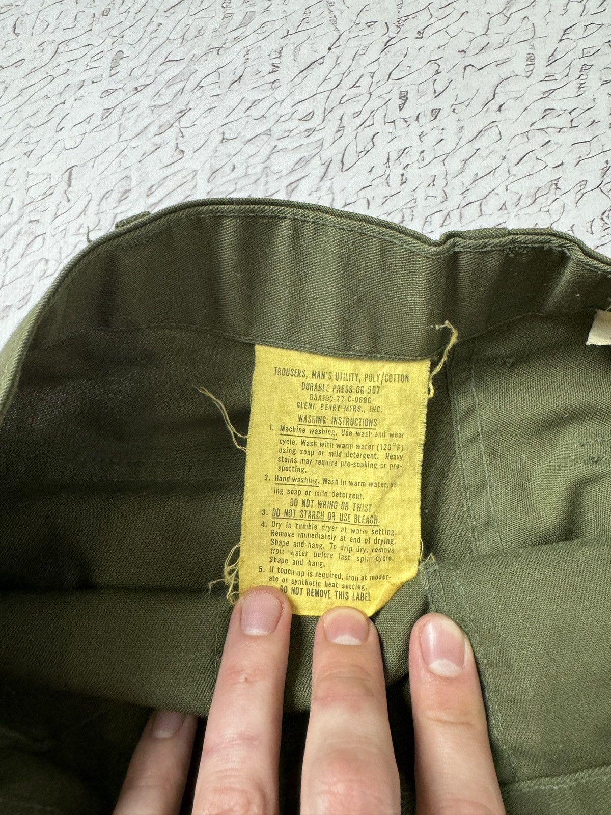 Vintage Vintage 80s US Army Trousers Pants Serval zipper military 34 Size US 34 / EU 50 - 8 Thumbnail