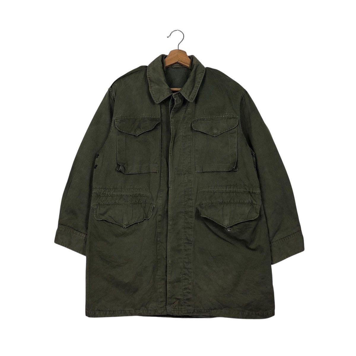Vintage 📌Vintage Chore Work Military Jacket Buzz Rickson's Size US M / EU 48-50 / 2 - 2 Thumbnail