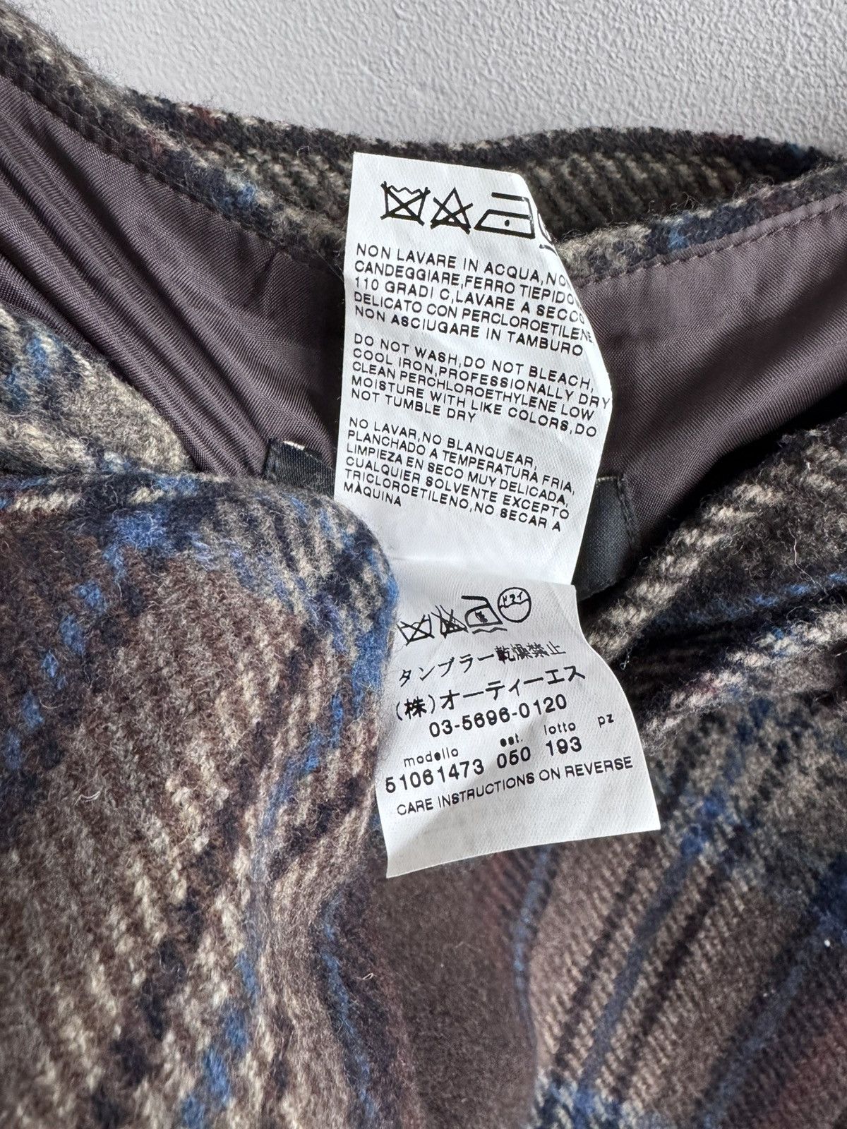 Max Mara Weekend Max Mara Wool Blend Plaid Skirt Size 30" / US 8 / IT 44 - 8 Thumbnail