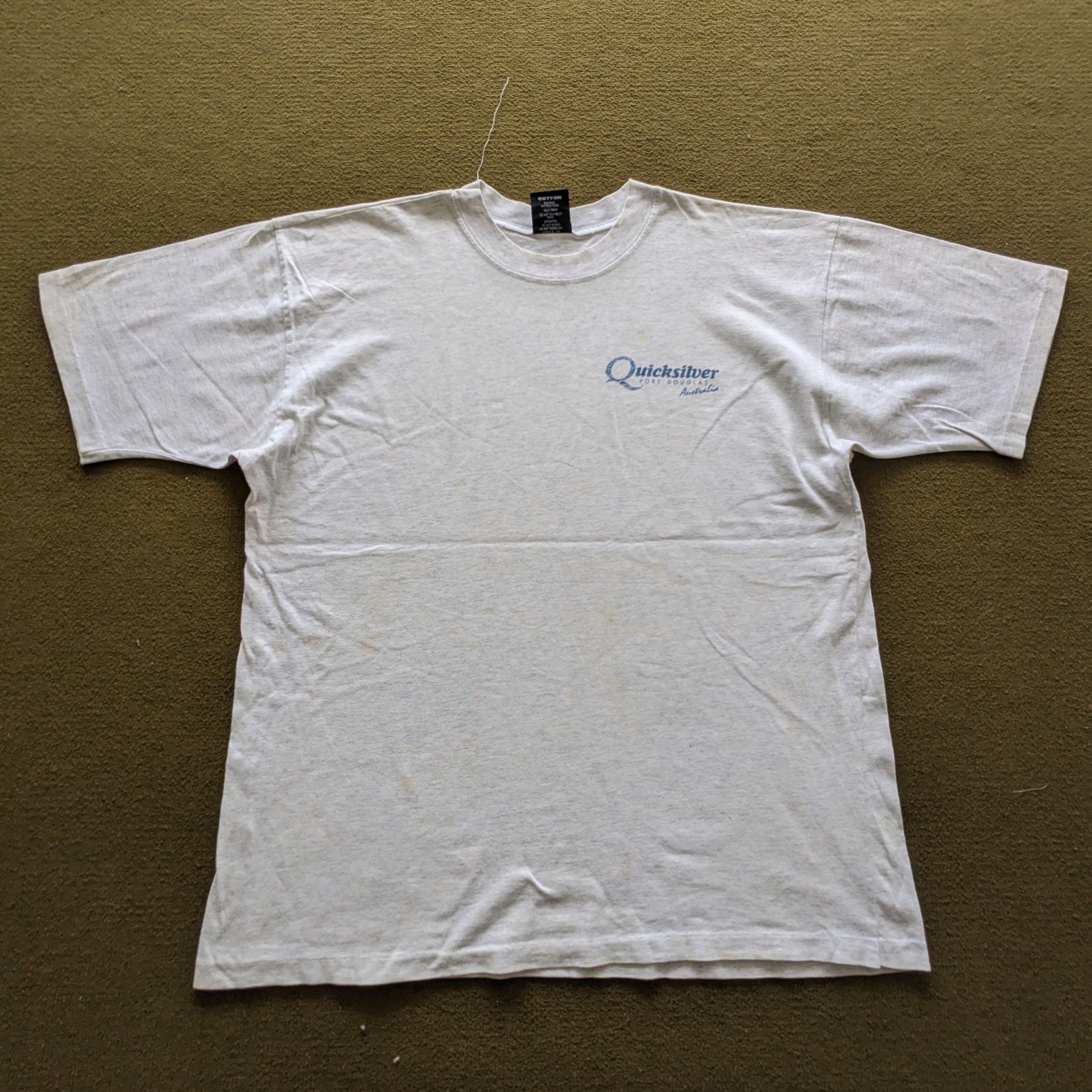 Vintage Vintage 90's Quicksilver American Surfing Style T-shirt Size US XL / EU 56 / 4 - 3 Thumbnail