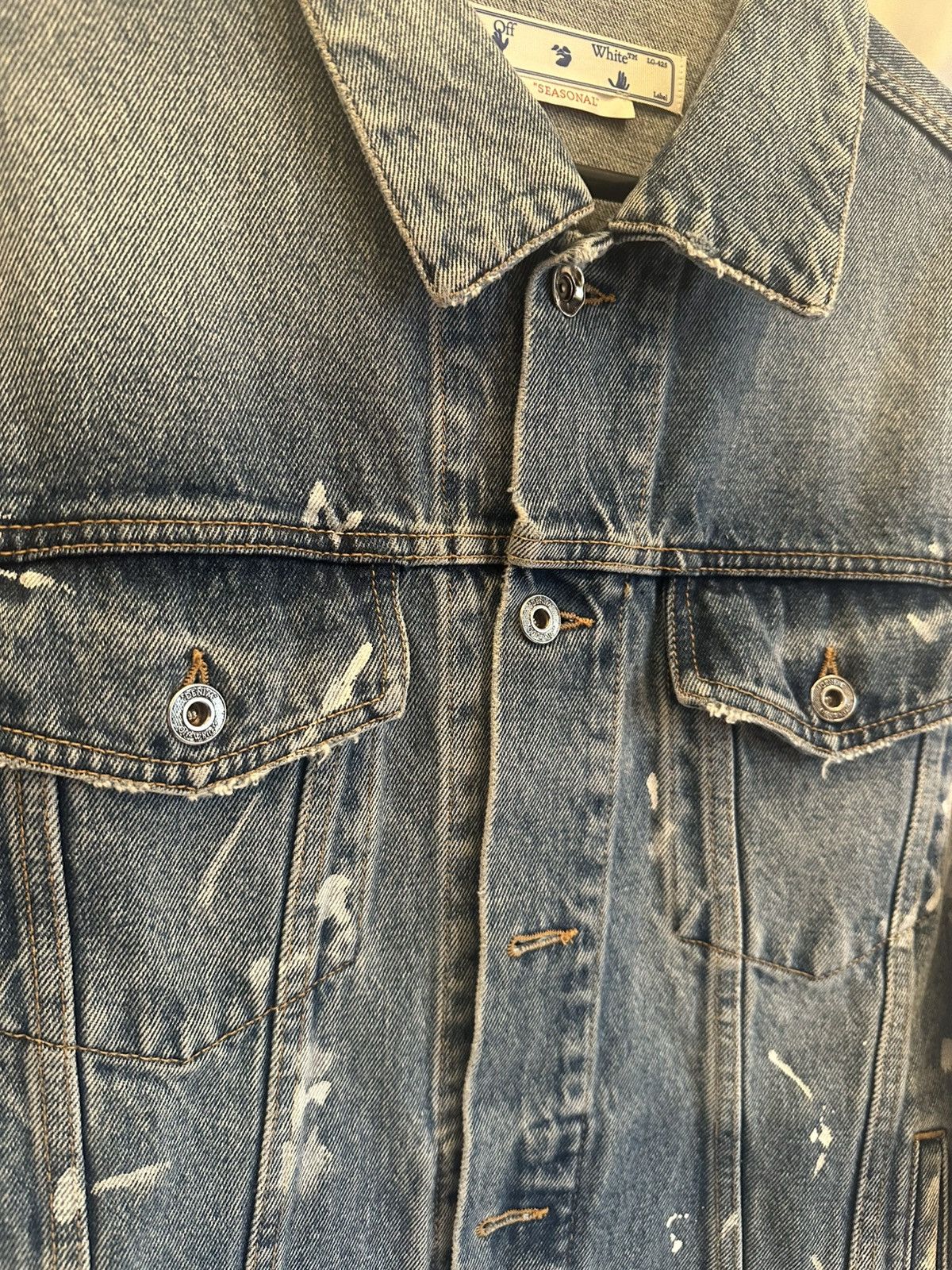 Off-White Off-White Denim Jacket Size US L / EU 52-54 / 3 - 3 Thumbnail