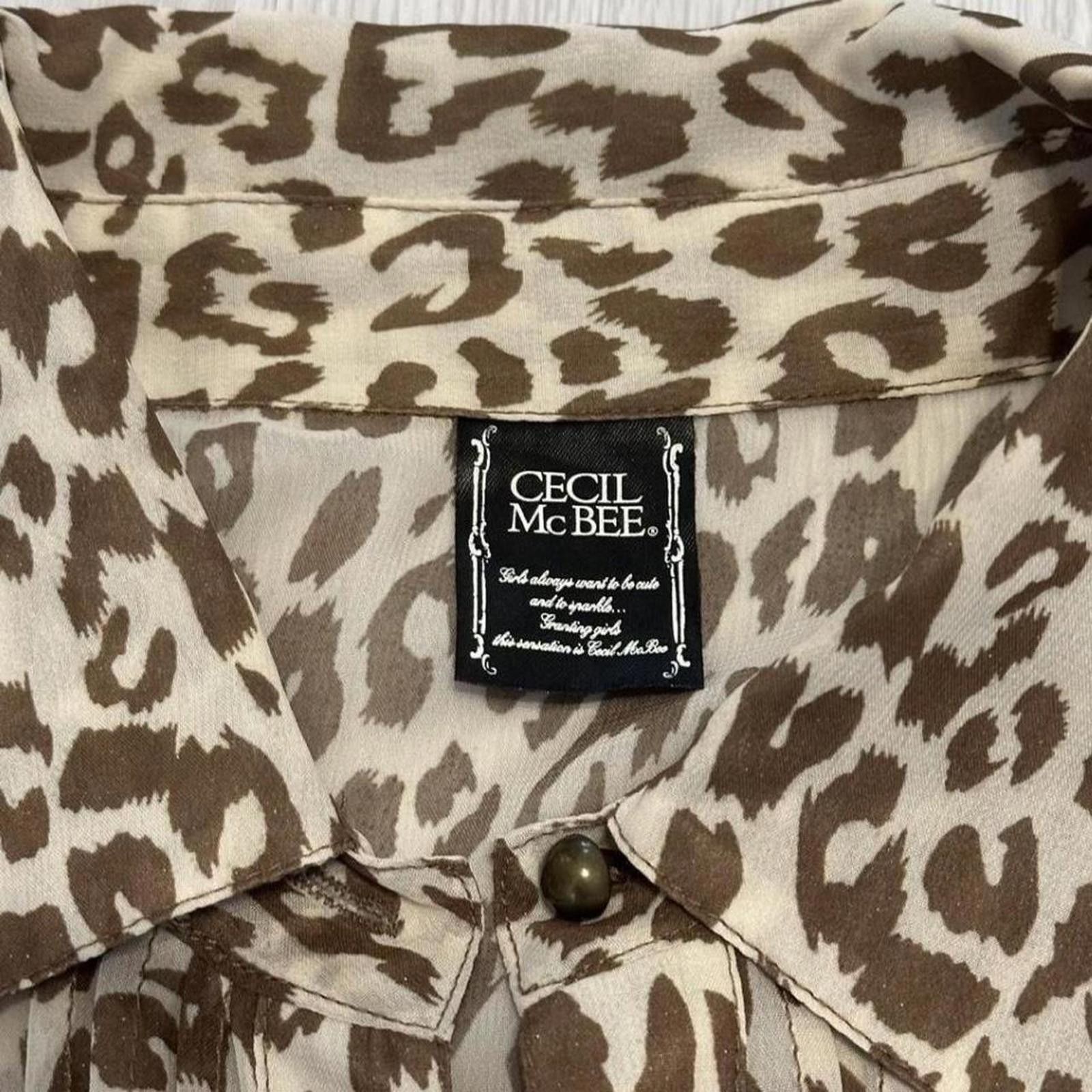 Other Grunge style leopard cheetah print blouse / shirts Size XS / US 0-2 / IT 36-38 - 3 Thumbnail