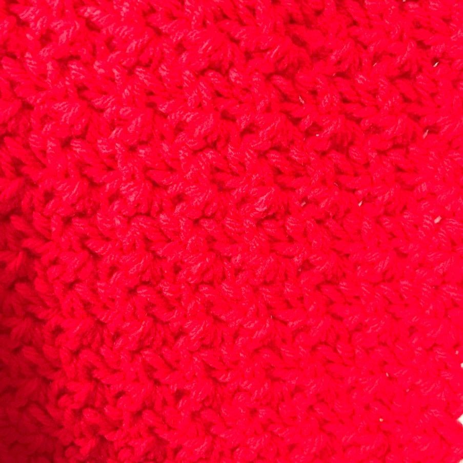 Handmade Handmade Crochet Red Winter Scarf & Beanie Set Size ONE SIZE - 3 Thumbnail