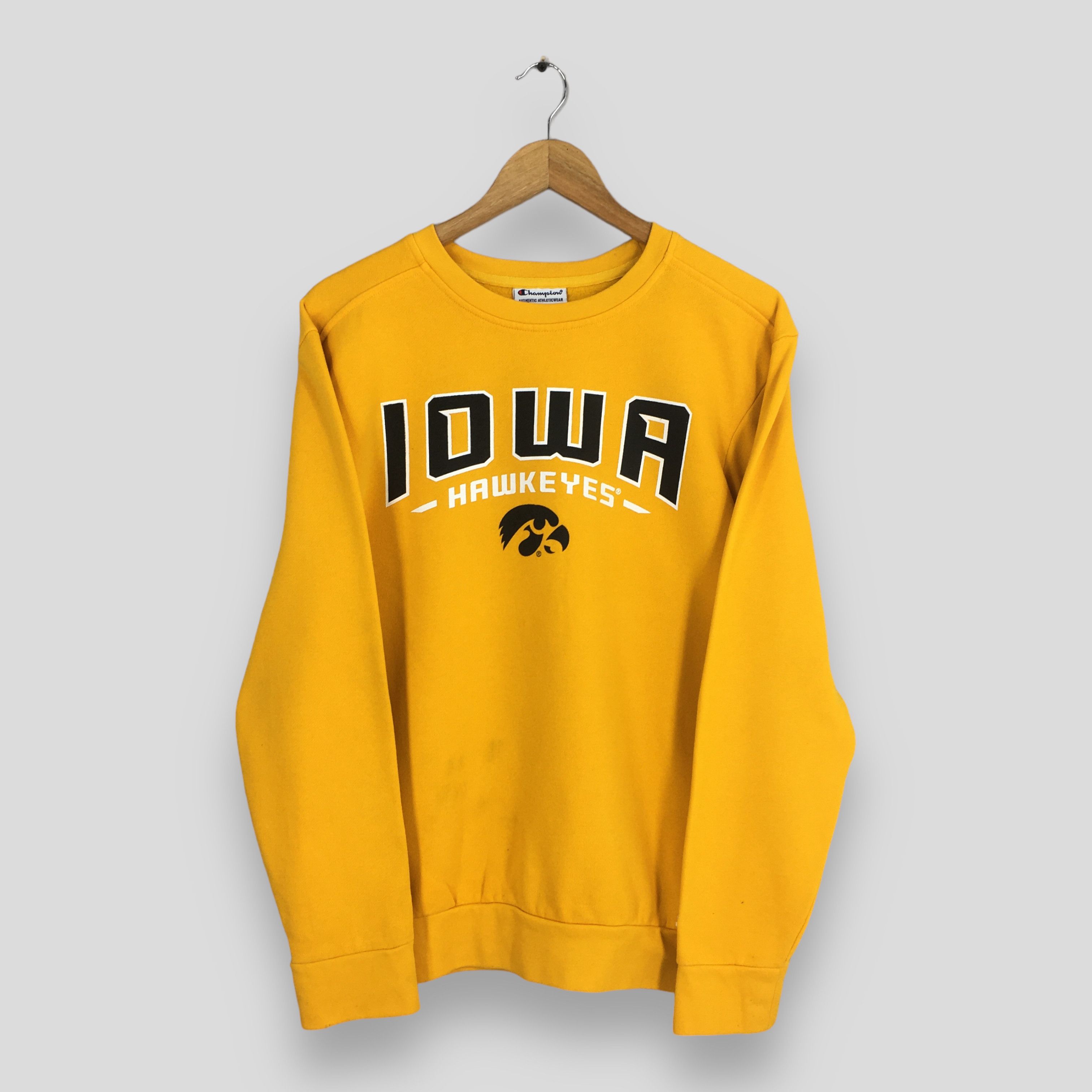 Vintage Champion Iowa Hawkeyes Football Sweatshirt Small