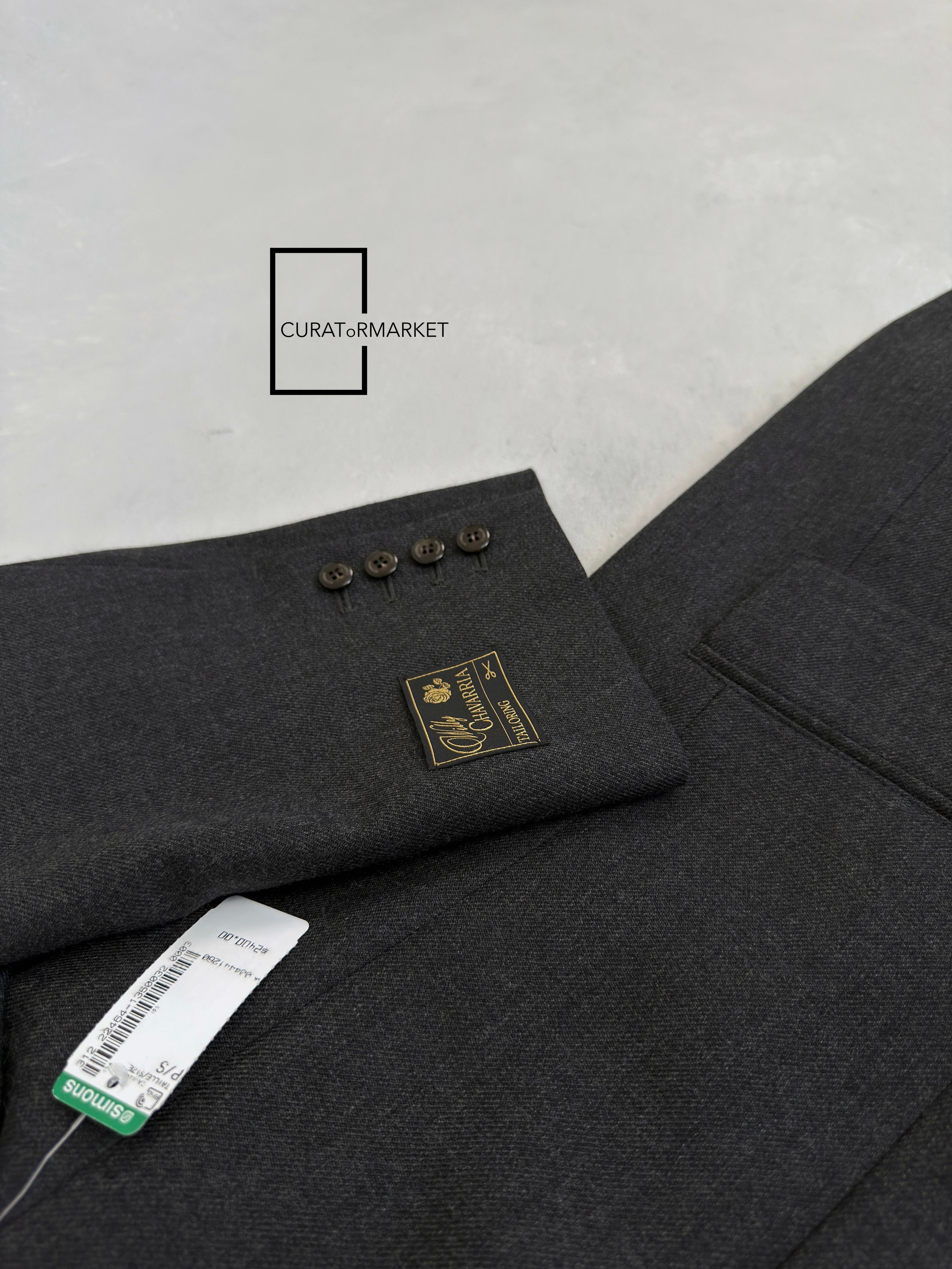 Willy Chavarria Runway Oversized Tailoring Wool Chuco Blazer Tarantula FW25 Size US S / EU 44-46 / 1 - 14 Thumbnail