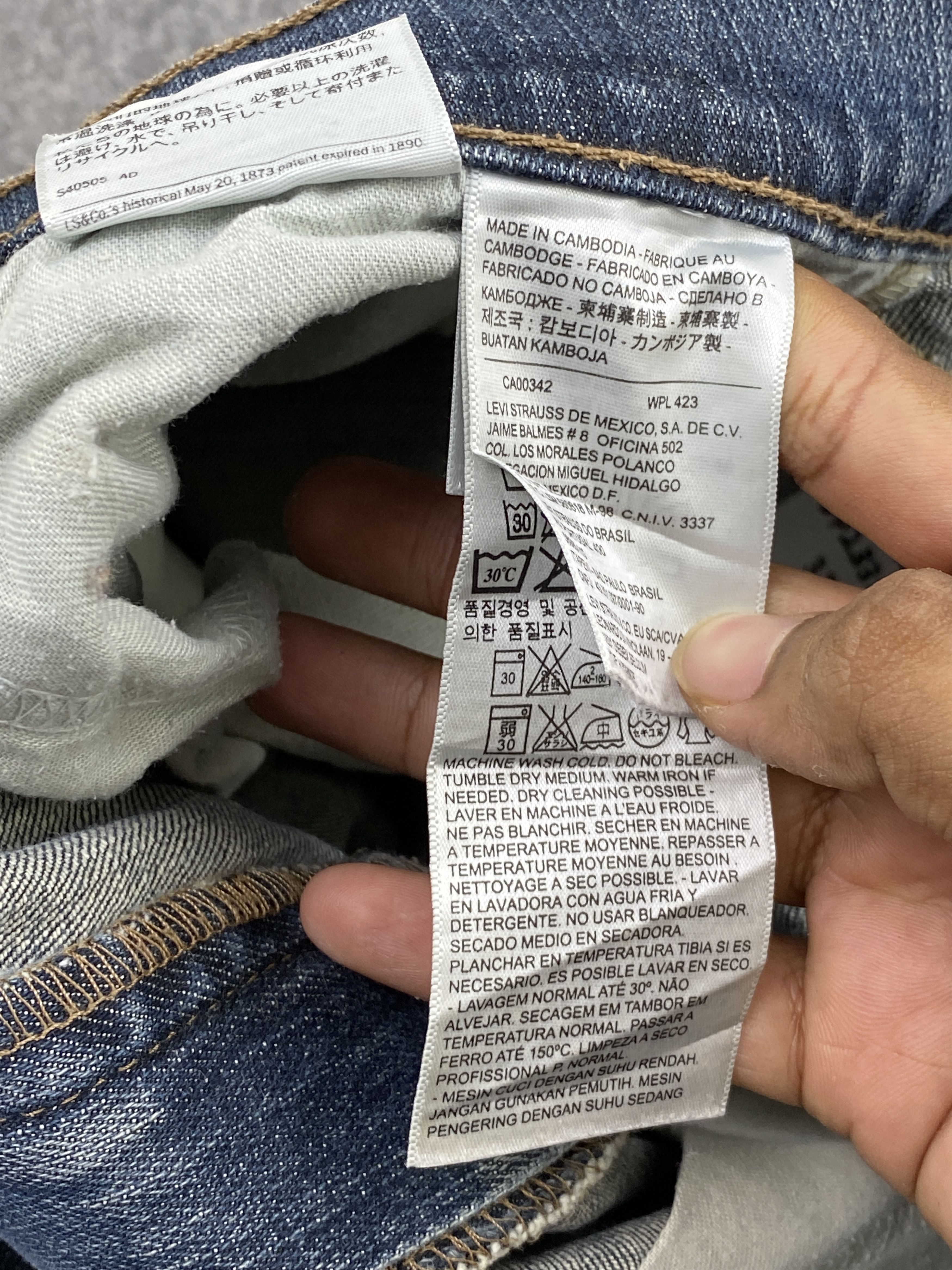 Levi's × Vintage Vintage Levis 559 Faded Blue Jeans DP2333 Size US 33 - 7 Thumbnail