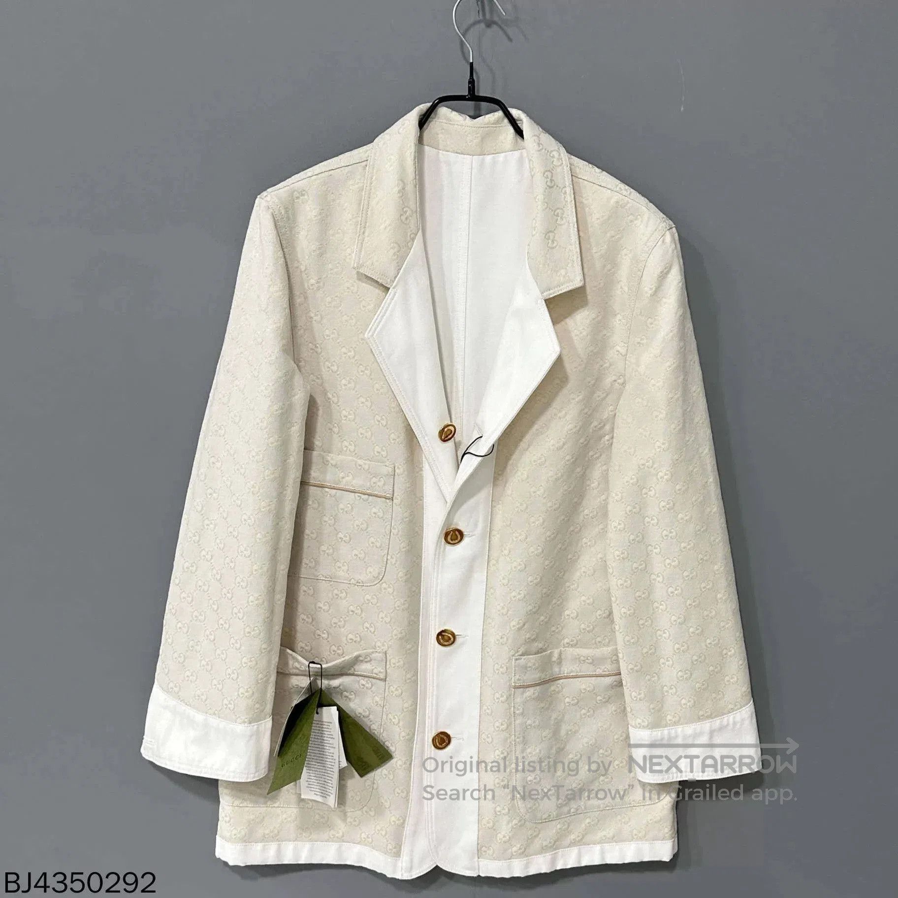 Gucci Gucci GG Monogram Reversible Denim Jacket. Size US XXS / EU 40 - 1 Thumbnail
