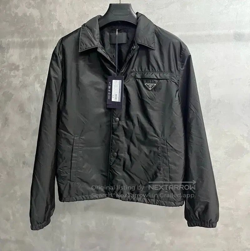 Prada Black Cotton XL Men's Jacket.