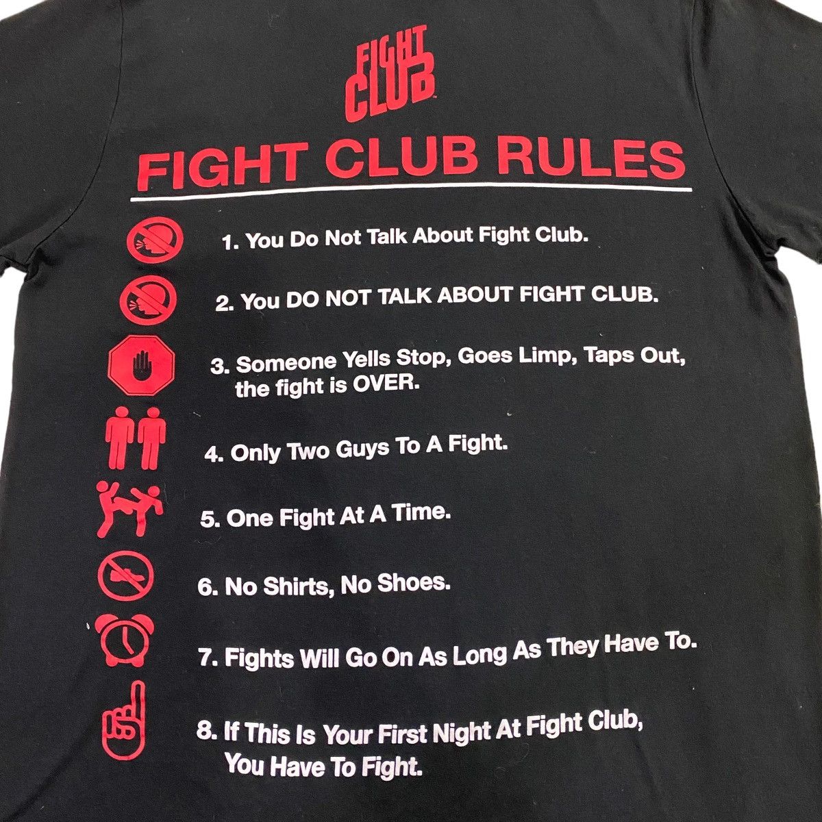 Fox Racing Movie ‘Fight Club’ Promo Tee Rare Item Size US L / EU 52-54 / 3 - 7 Thumbnail