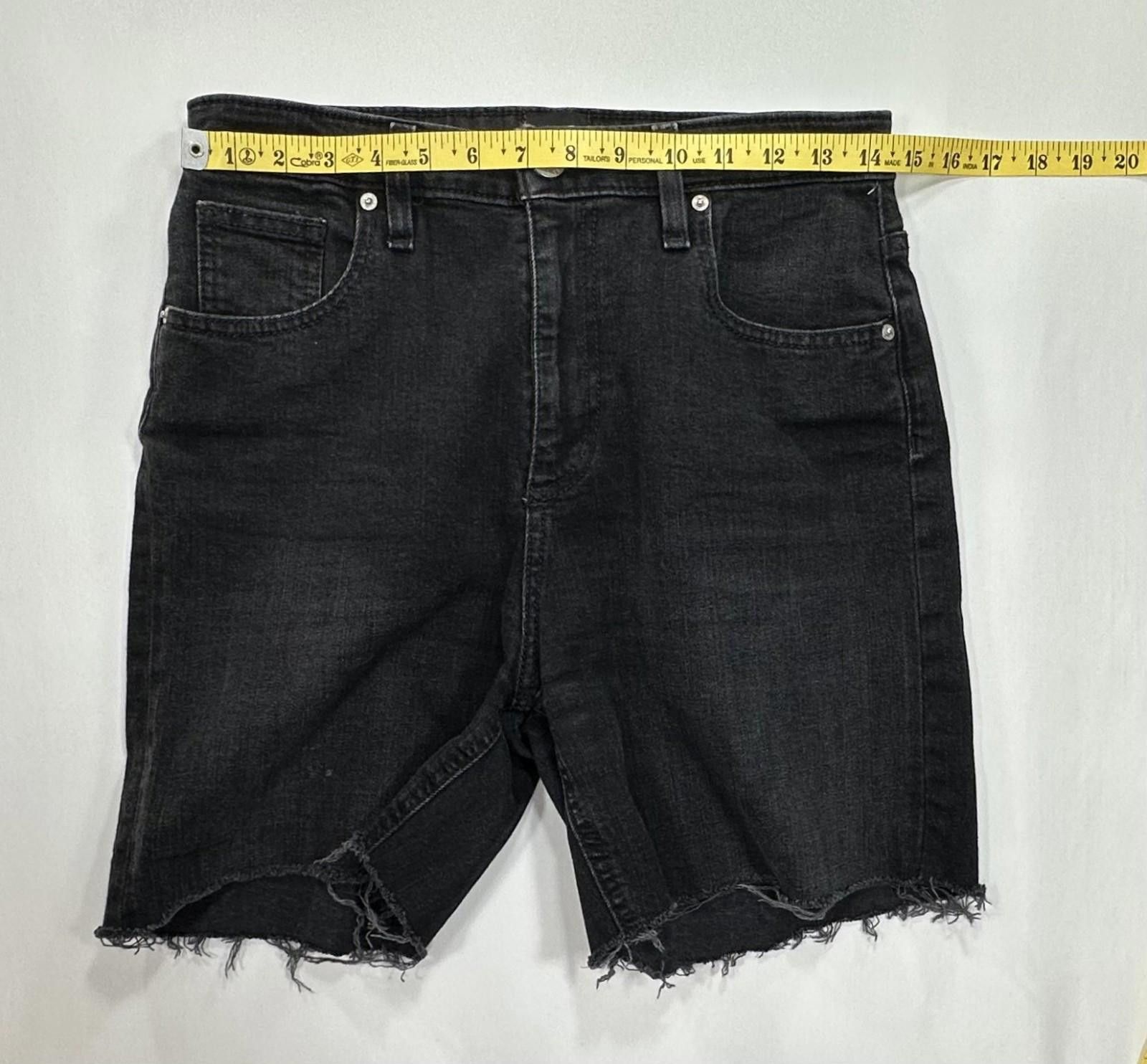 Bdg Urban Outfitters BDG Cutoff Denim Jean Shorts Black Women 29 Size 29" - 3 Thumbnail