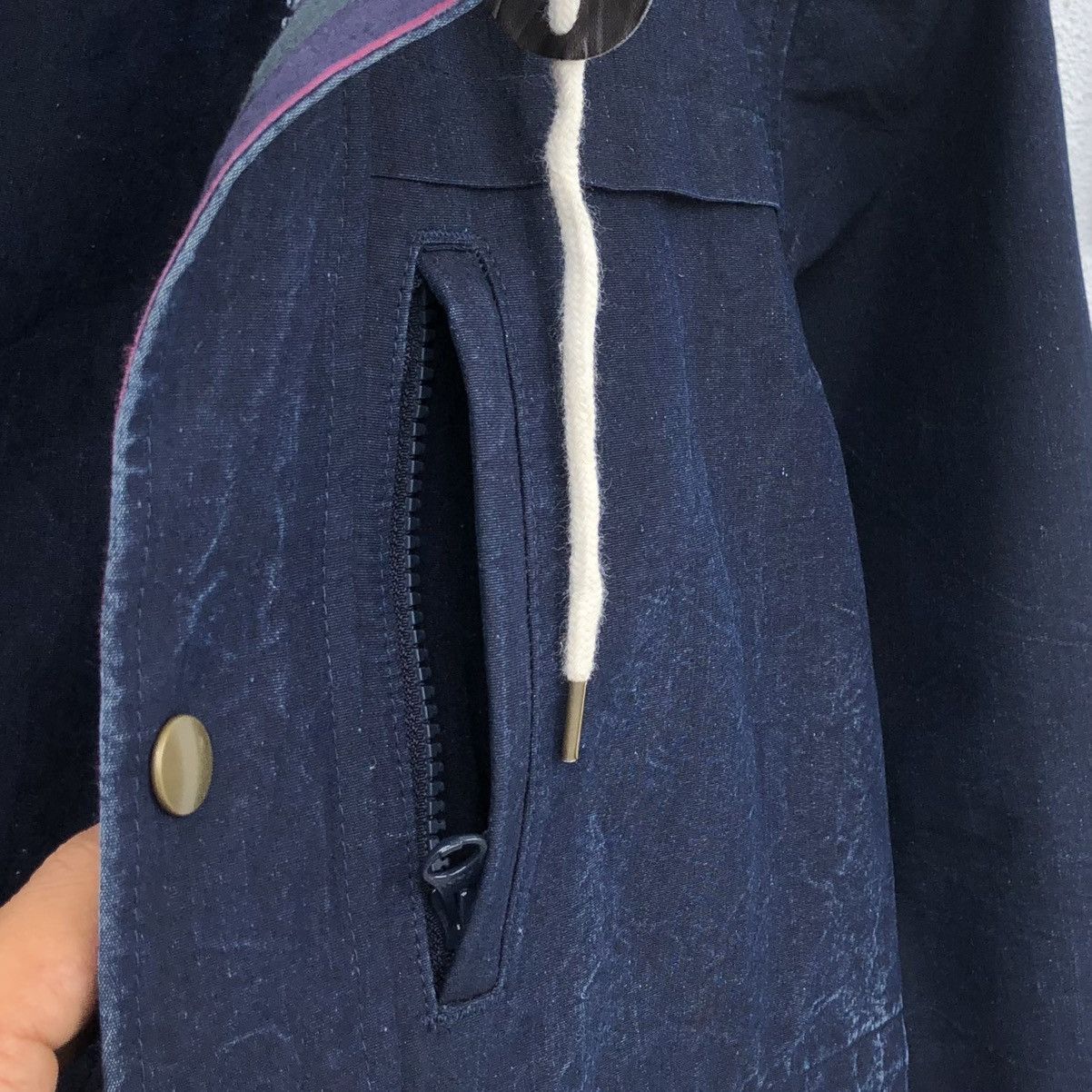 Blue Blue Japan Japan Blue Jeans Indigo Blue Anorak Hooded Parka Jacket Size US M / EU 48-50 / 2 - 7 Thumbnail