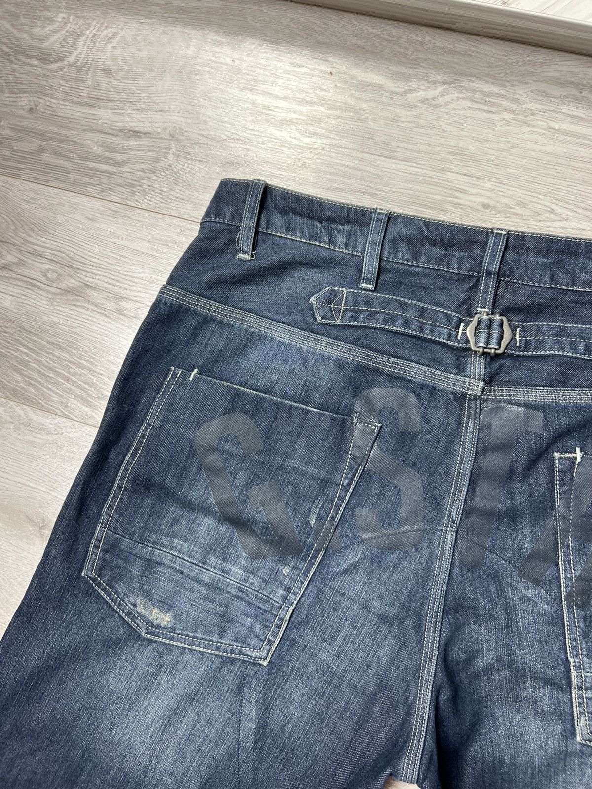 G-Star Vintage G-Star RAW Big Logo Jean Denim Shorts Size US 38 / EU 54 - 2 Thumbnail