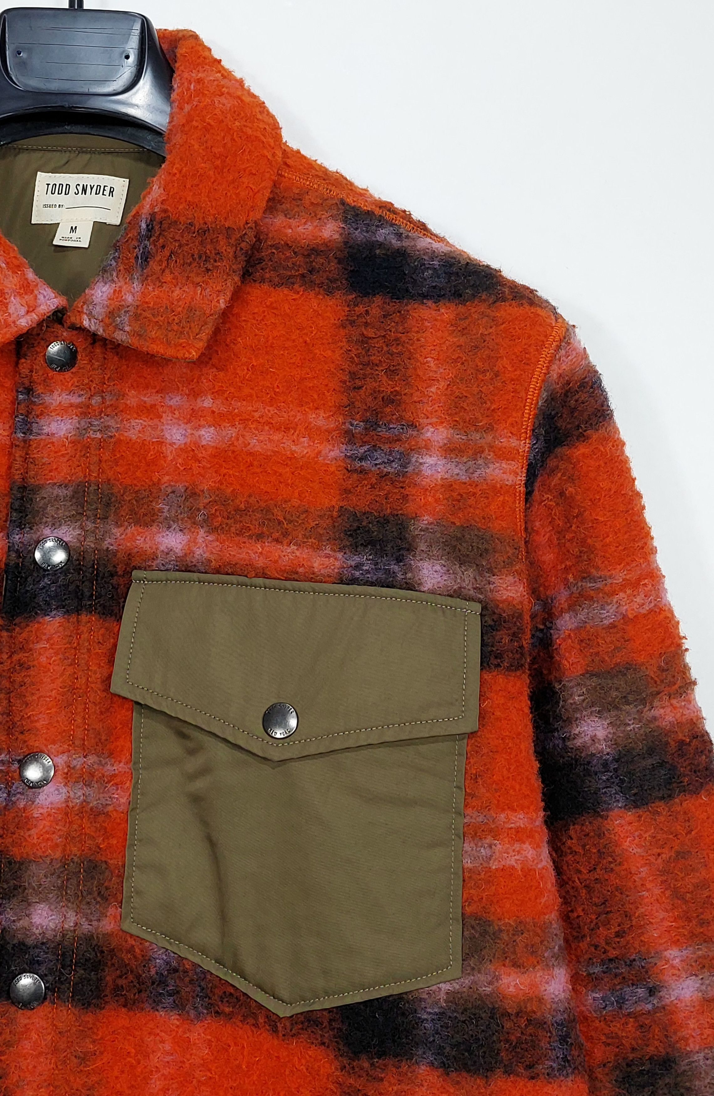 Todd Snyder check wool pockets down jacket - red M Size US M / EU 48-50 / 2 - 5 Thumbnail