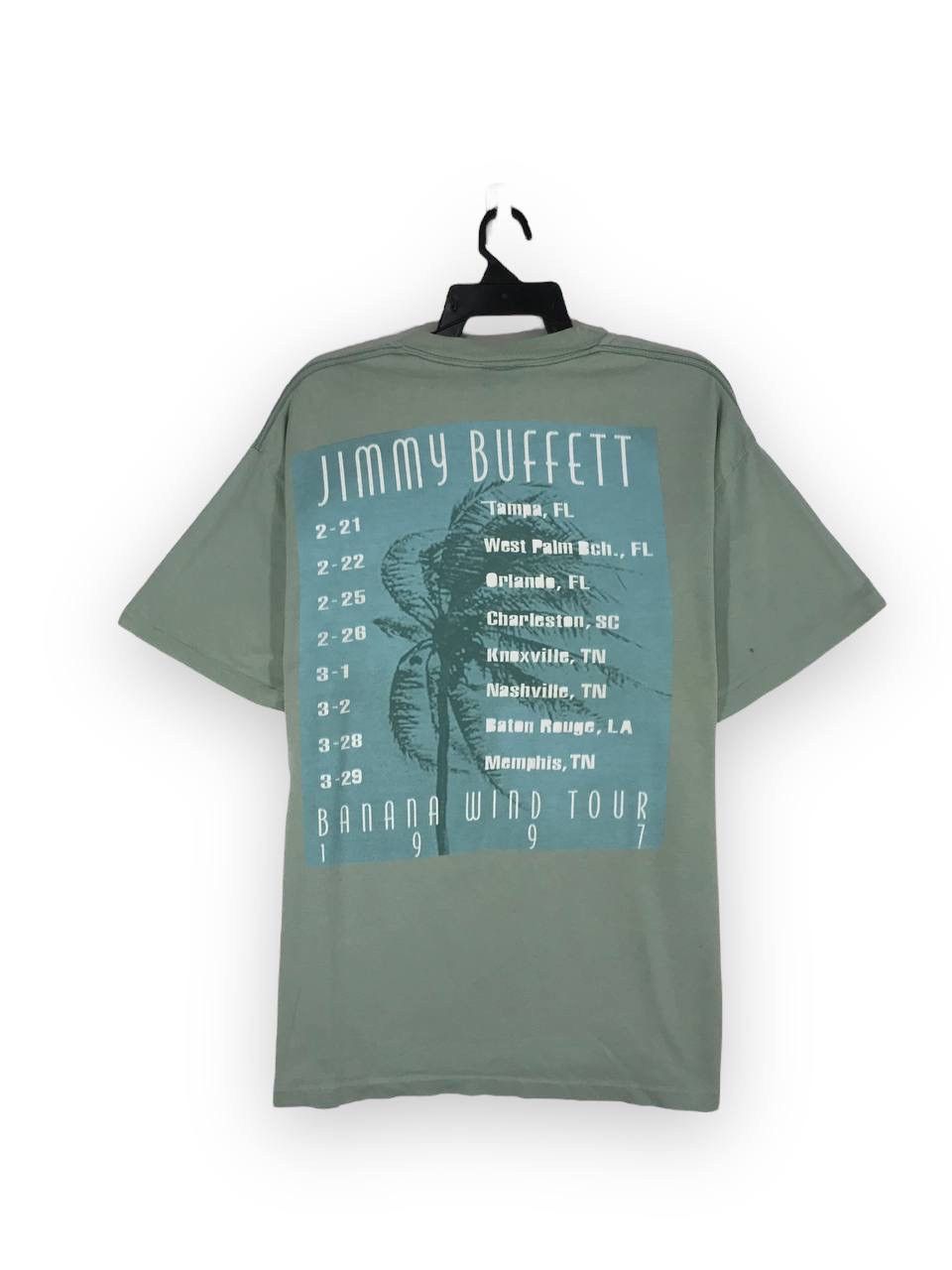 Band Tees vintage 1995 Jimmy Buffet banana wind Size US XL / EU 56 / 4 - 5 Thumbnail
