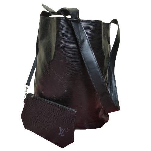 Louis Vuitton Louis Vuitton Noir Epi Leather Sac Depaule Bag Size ONE SIZE - 3 Thumbnail