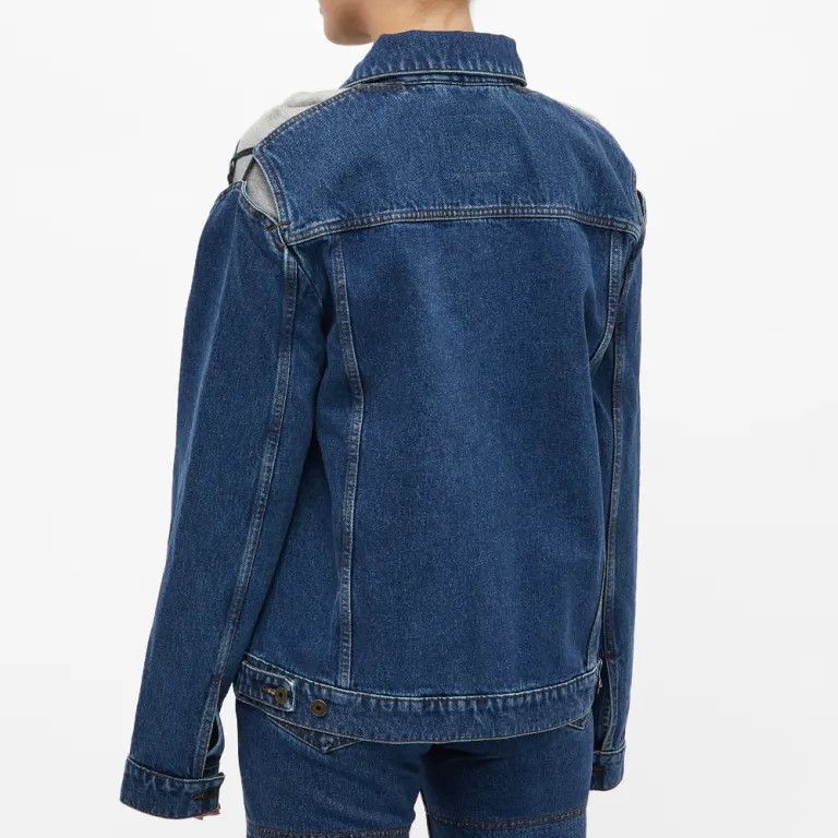 Y/Project o1mle0424 Unisex Denim Jacket in Blue Size XS / US 0-2 / IT 36-38 - 4 Thumbnail