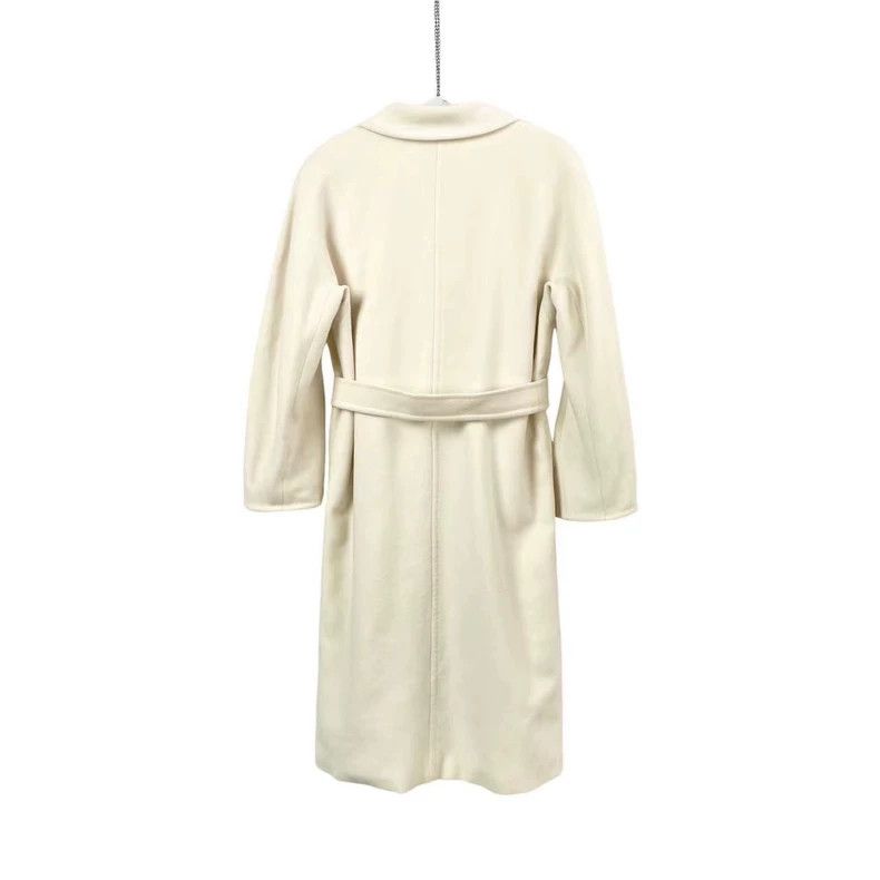 Max Mara Max Mara 101801 White Coat Size S / US 4 / IT 40 - 2 Thumbnail