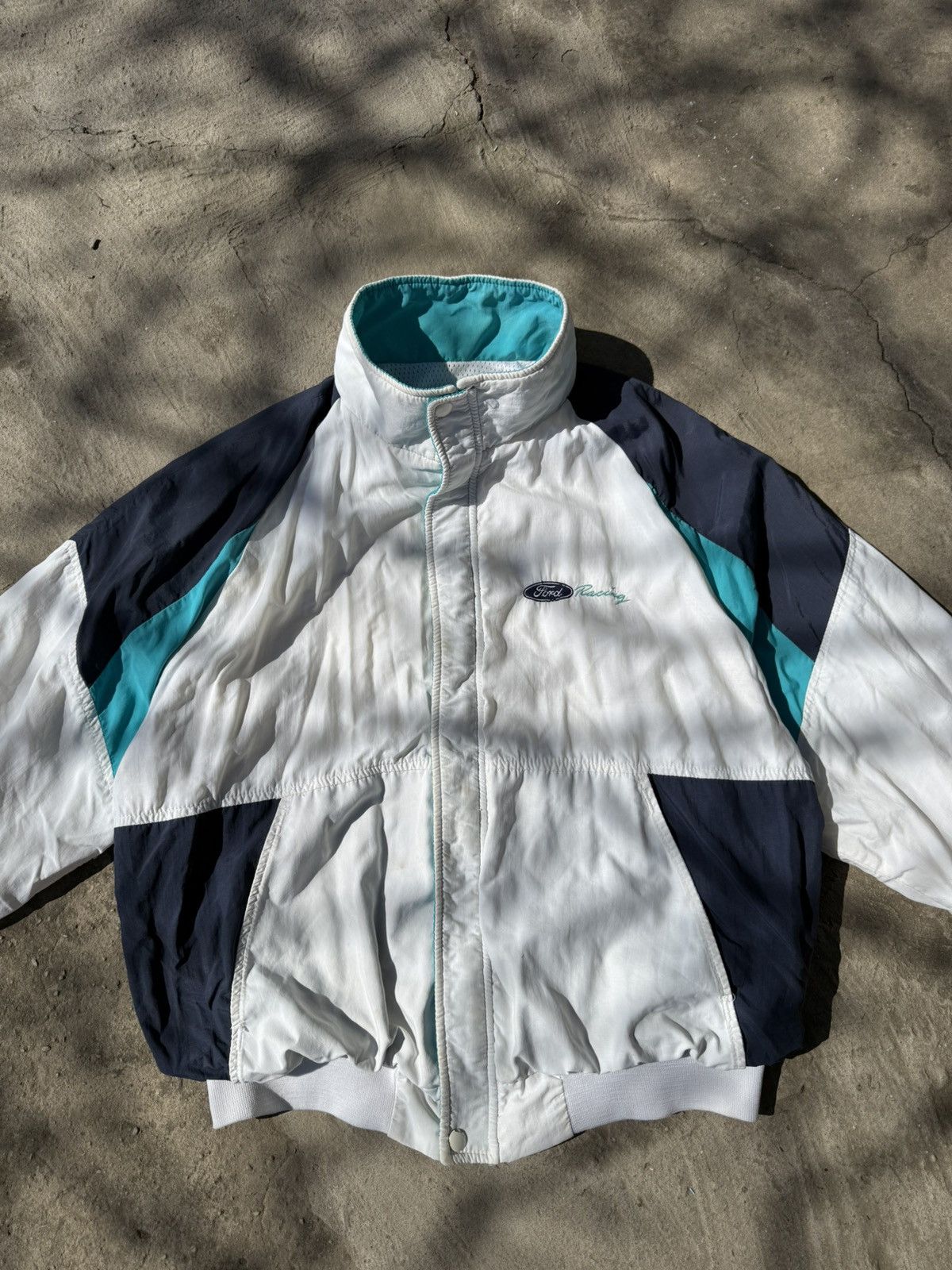 Ford Vintage Ford Racing Track Jacket Made In USA Size US L / EU 52-54 / 3 - 6 Thumbnail