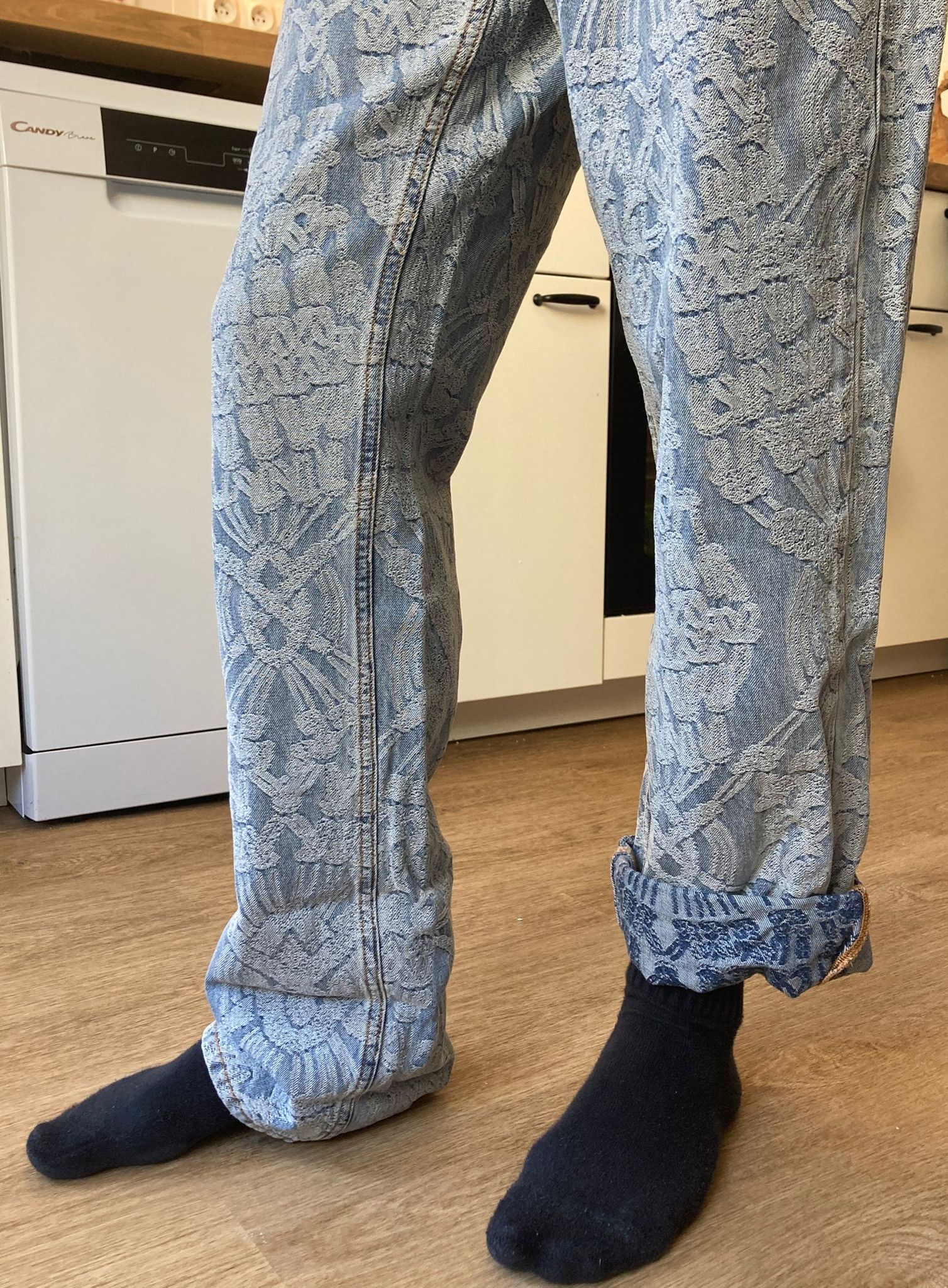 Daily Paper Settle Macrame Denim Pants Size US 32 / EU 48 - 7 Thumbnail