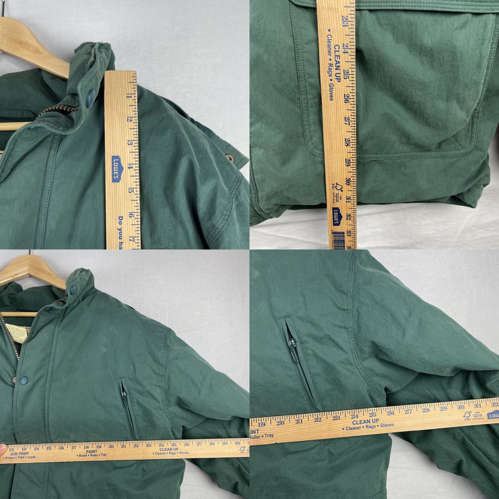 Vintage VINTAGE L.L. Bean Jacket Parka Coat Long Hooded Down Green Mens Large Size US L / EU 52-54 / 3 - 8 Thumbnail