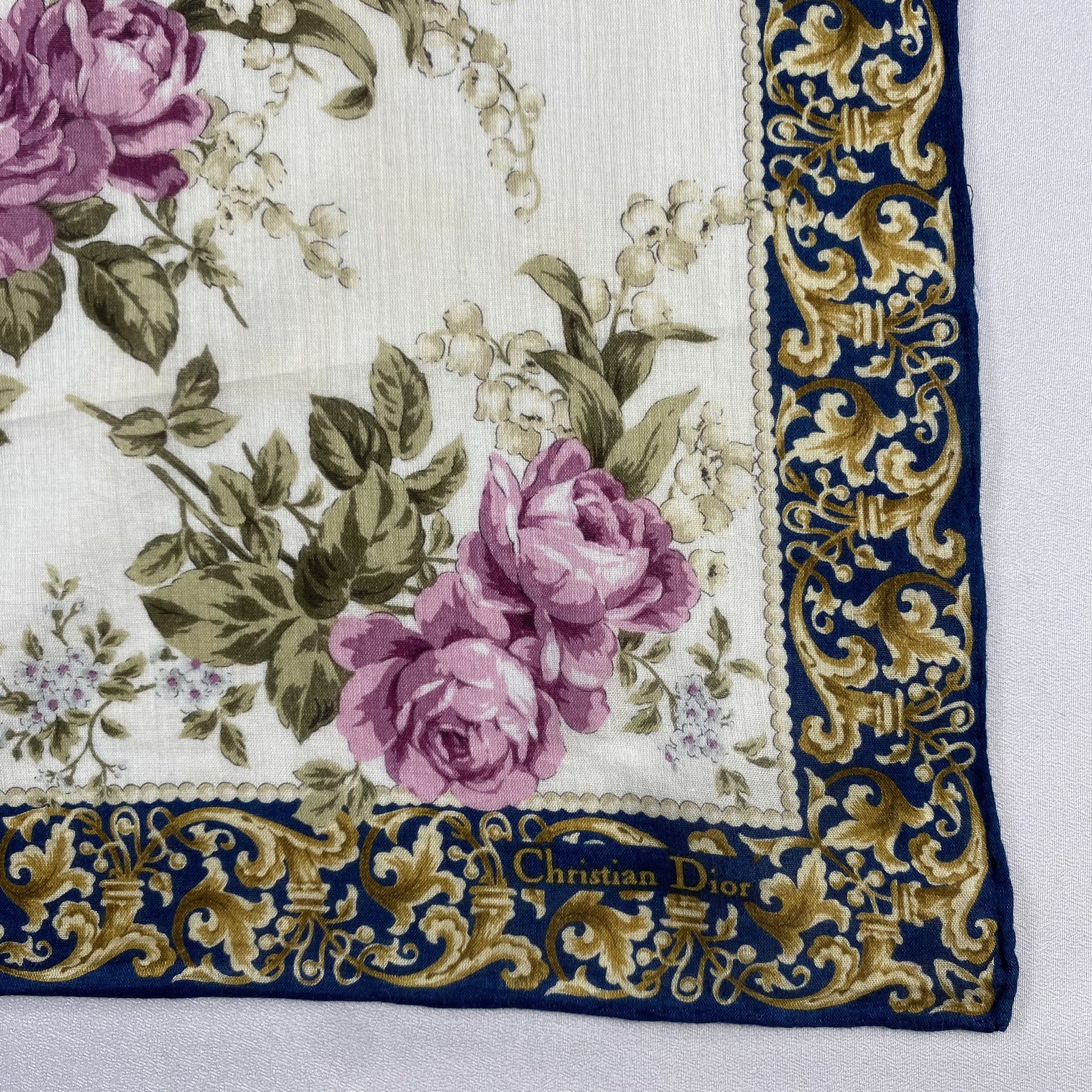 Vintage Christian Dior Monsieur Handkerchief / Neckerchief-P904 Size ONE SIZE - 3 Thumbnail