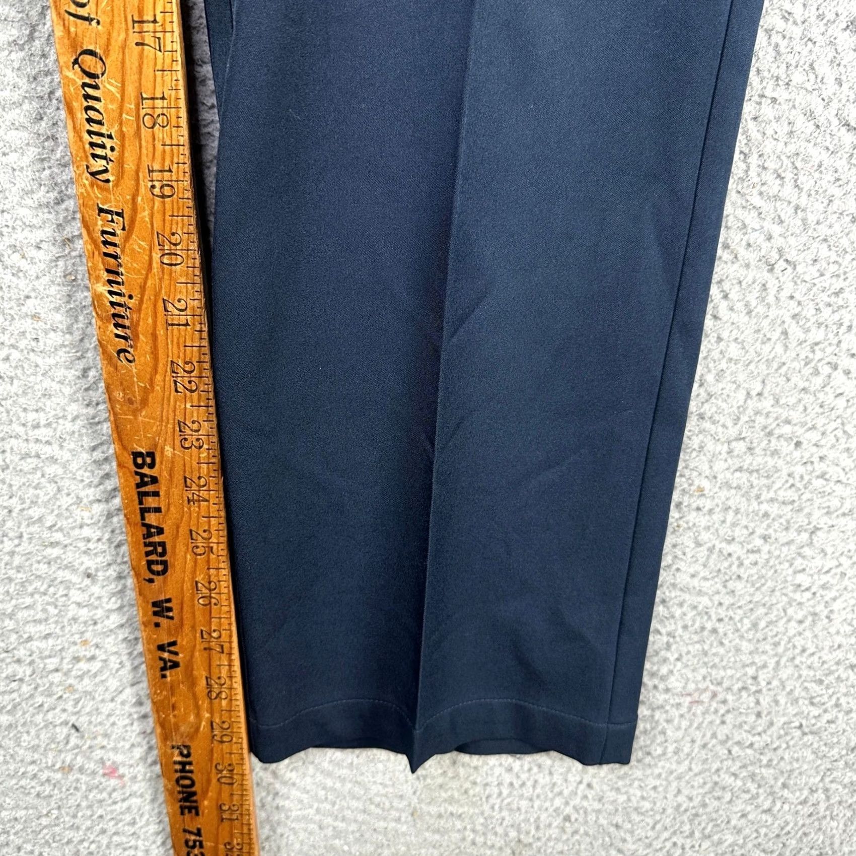 Vintage Greg Norman Men Chino Golf Pants 36X32 Blue Flat Front Stretch Athletic Straight Size US 36 / EU 52 - 7 Thumbnail