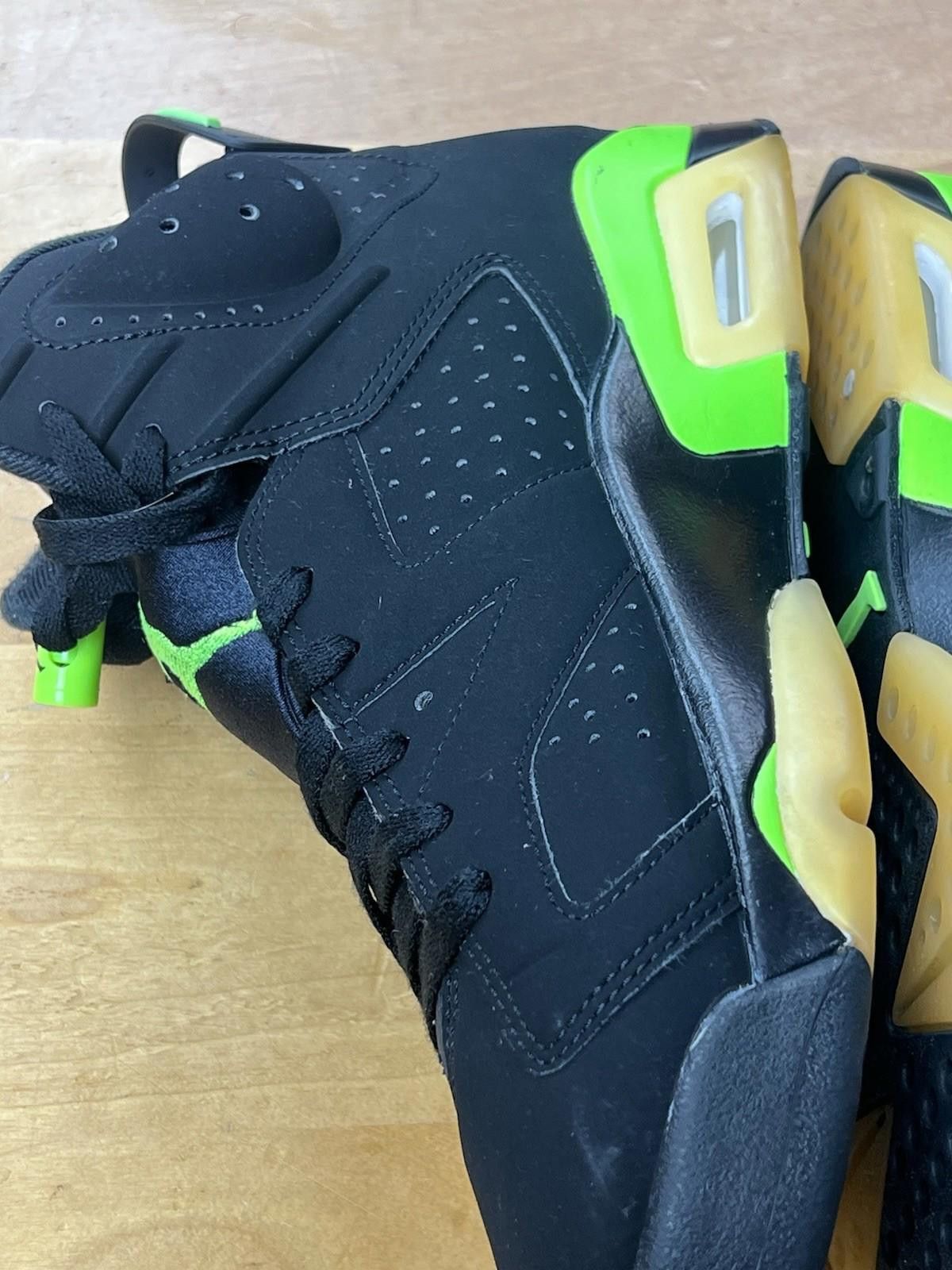 Jordan Brand Size 10 - Air Jordan 6 Retro Ele Green/Black Neon CT8529-003 Size US 10 / EU 43 - 8 Thumbnail