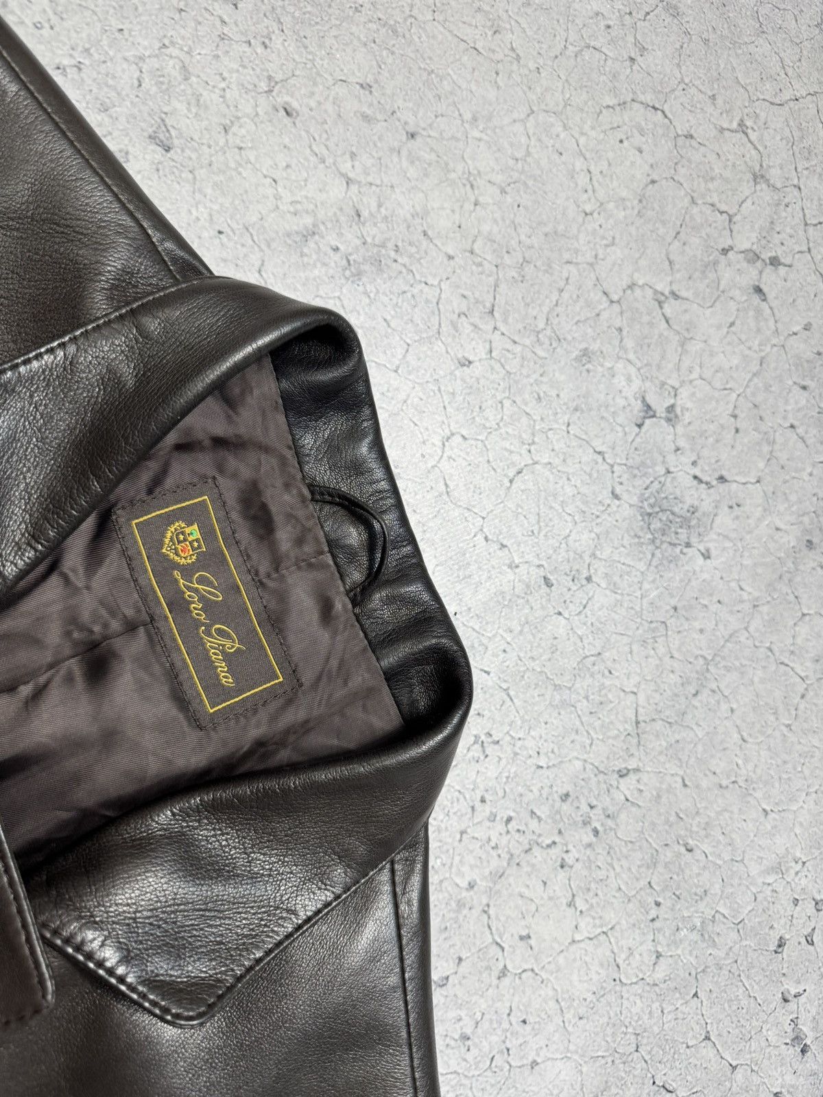 Loro Piana Loro Piana Leather Coat Jacket Luxury Very Vintage Women’s Size L / US 10 / IT 46 - 6 Thumbnail