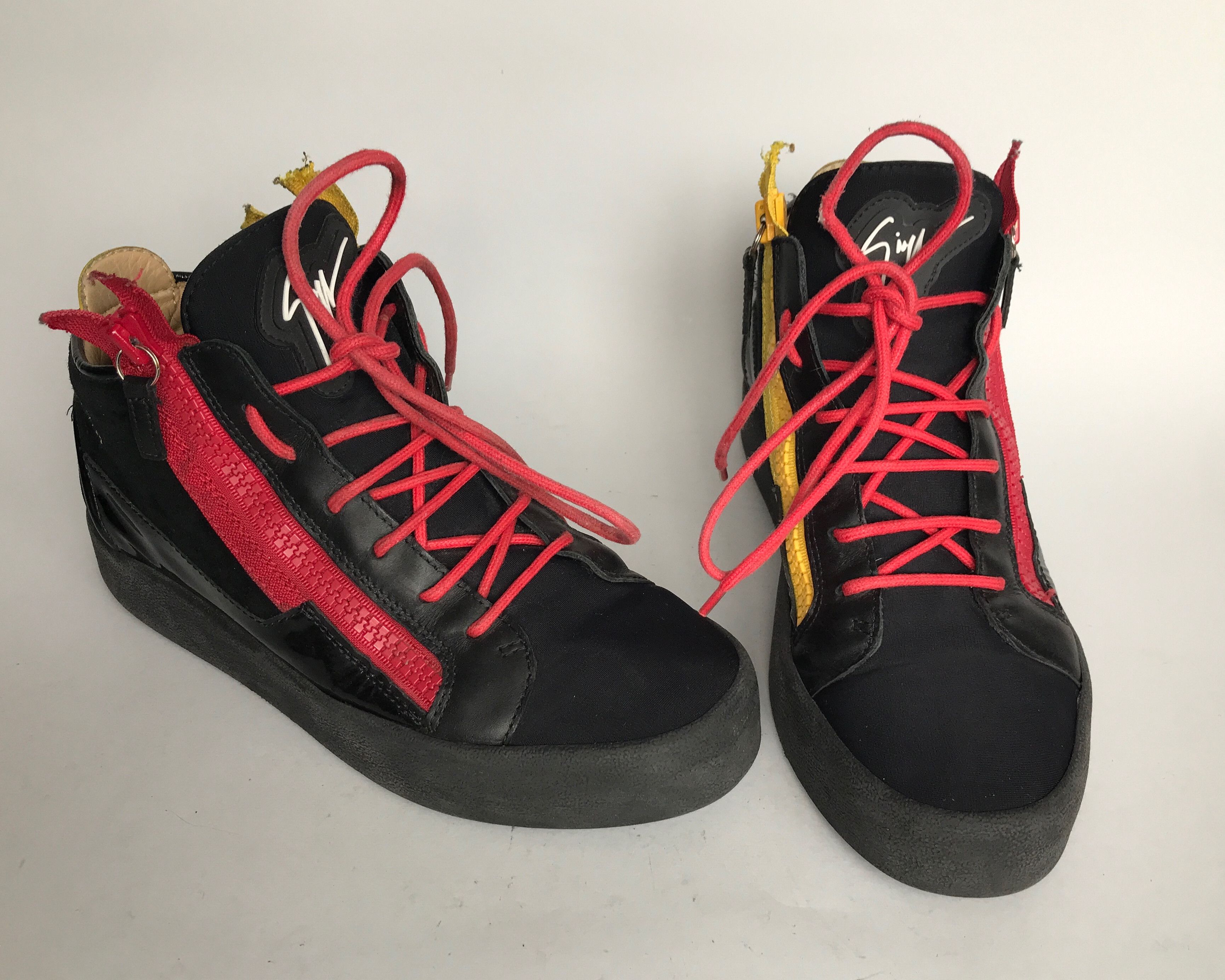 Giuseppe Zanotti Final Sale🔥GIUSEPPE ZANOTTI DOUBLE ZIP DECONSTRUCTED SNEAKER Size US 8 / EU 41 - 4 Thumbnail