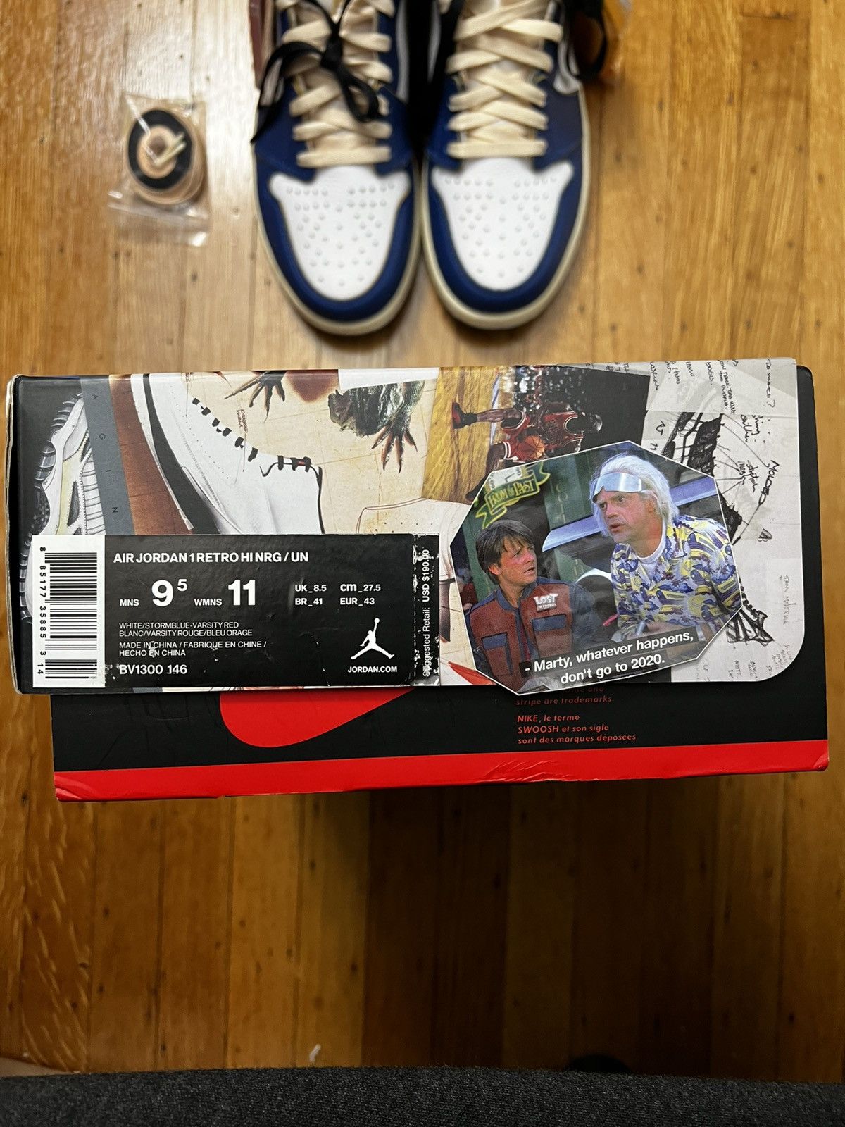 Jordan Brand × Union LA Jordan 1 Retro High Union Los Angeles Storm Blue Size US 9.5 / EU 42-43 - 11 Thumbnail