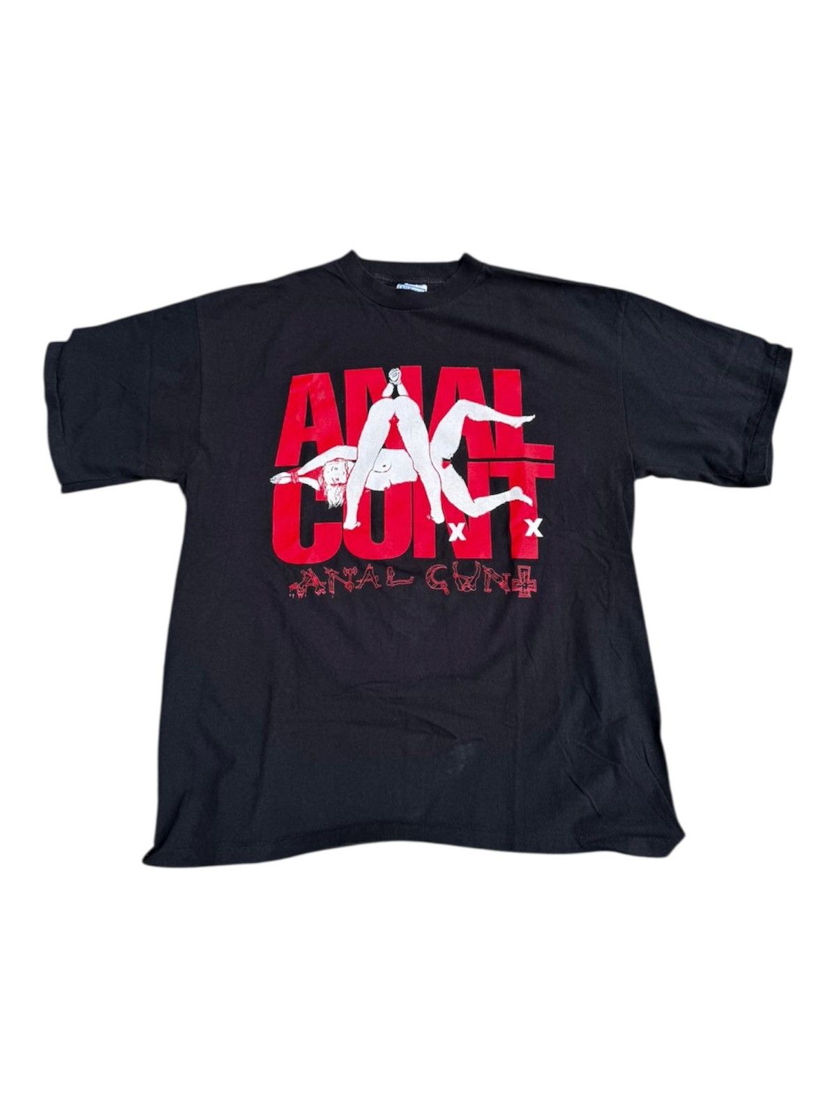 Band Tees 💥RARE💥 Vintage 1995 Anal Cunt Test Print Shirt SOLD Size US XL / EU 56 / 4 - 1 Thumbnail