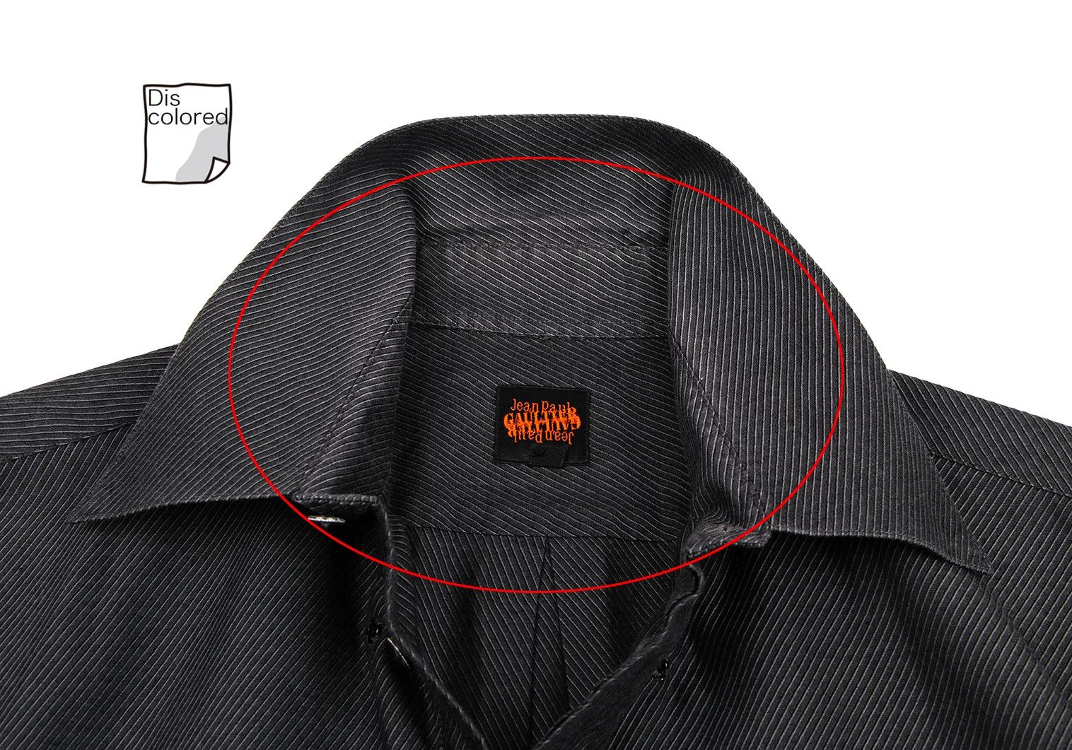 Jean Paul Gaultier Charcoal Pinstripe Shirt Size 50 in Good Condition Size US M / EU 48-50 / 2 - 4 Thumbnail