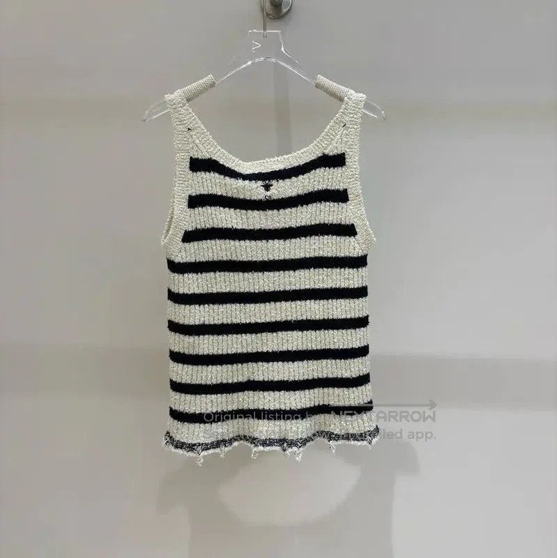 Dior Dior Striped Cotton Women's Pullover Top . Size M / US 6-8 / IT 42-44 - 2 Thumbnail