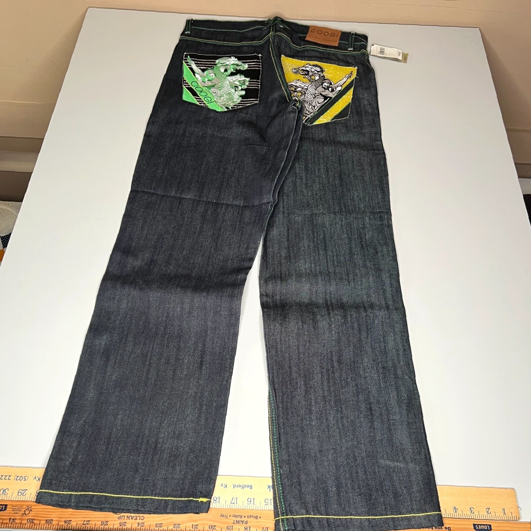 Coogi VINTAGE Coogi Jeans Men’s 36x34 Blue Denim Dragon Embroidered Pockets Authentic Australi Size US 36 / EU 52 - 5 Thumbnail