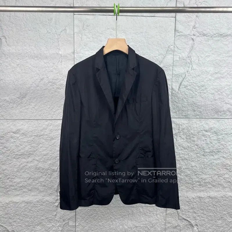 Prada Prada Black Cotton Men's Jacket. Size US M / EU 48-50 / 2 - 1 Thumbnail