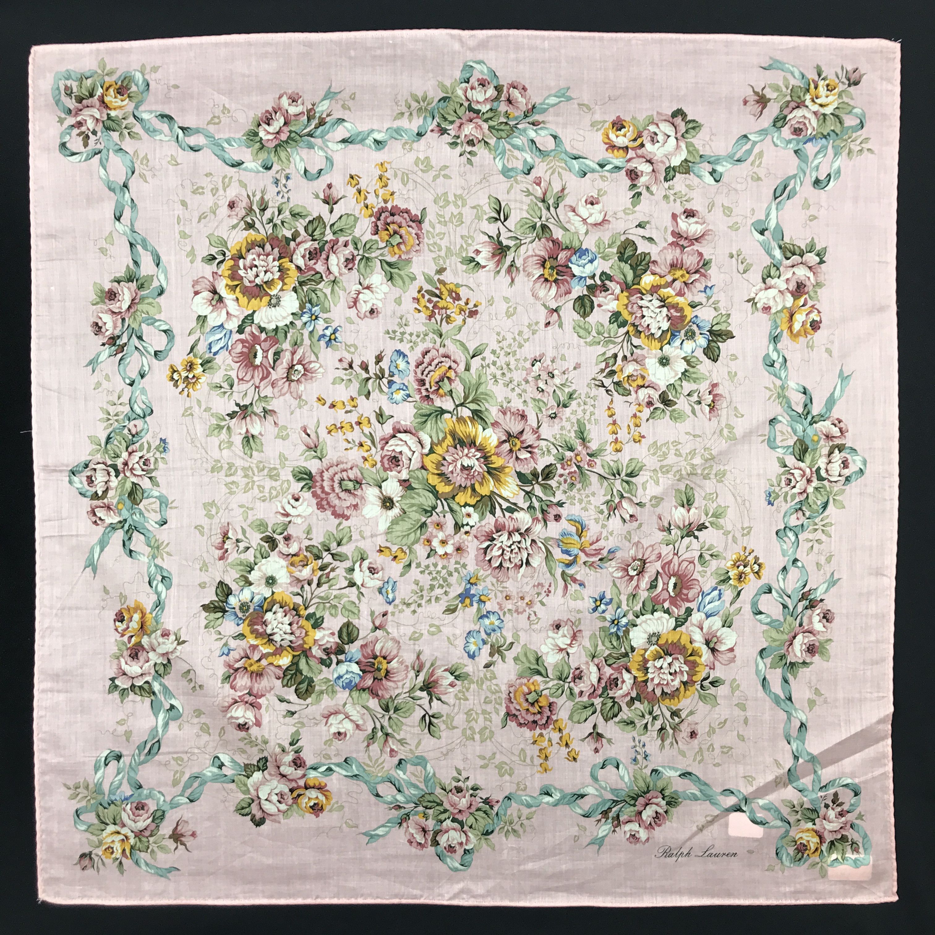 Designer × Ralph Lauren × Vintage Vintage Ralph Lauren Bandana Neckerchief Handkerchief Size ONE SIZE - 1 Thumbnail