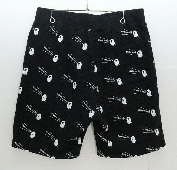 Other Shorts Cotton Allover Patter Rubber Waist Black Size US 34 / EU 50 - 2 Thumbnail