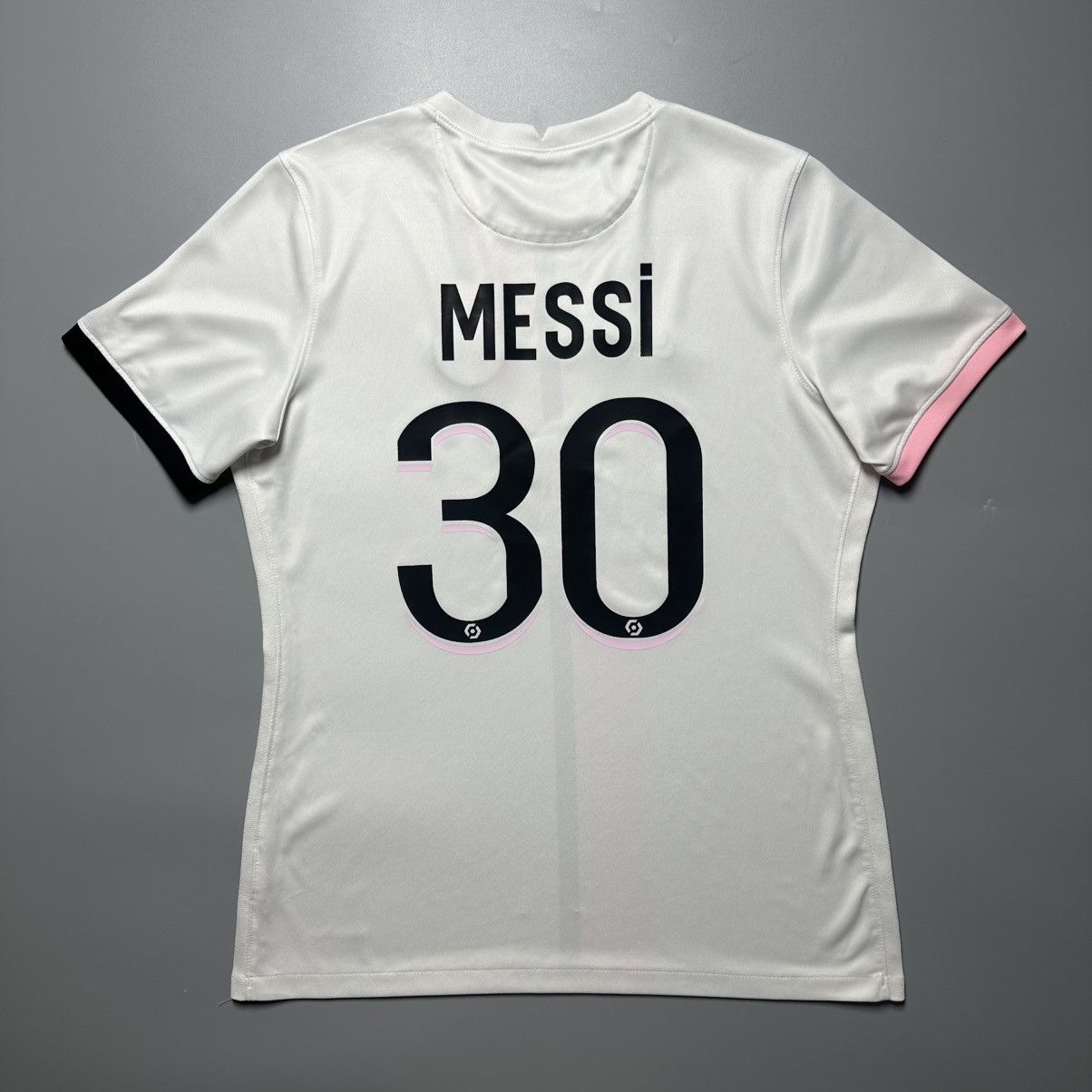 Nike PSG WOMENS NIKE 2021/2022 FOOTBALL AWAY JERSEY #30 MESSI Size L / US 10 / IT 46 - 1 Thumbnail